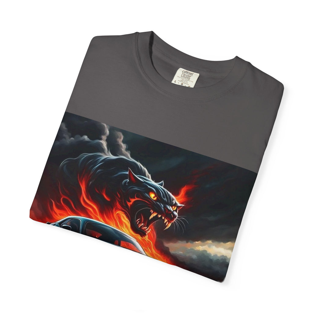 Unisex T-shirt Fire Hurricanecat Car Design