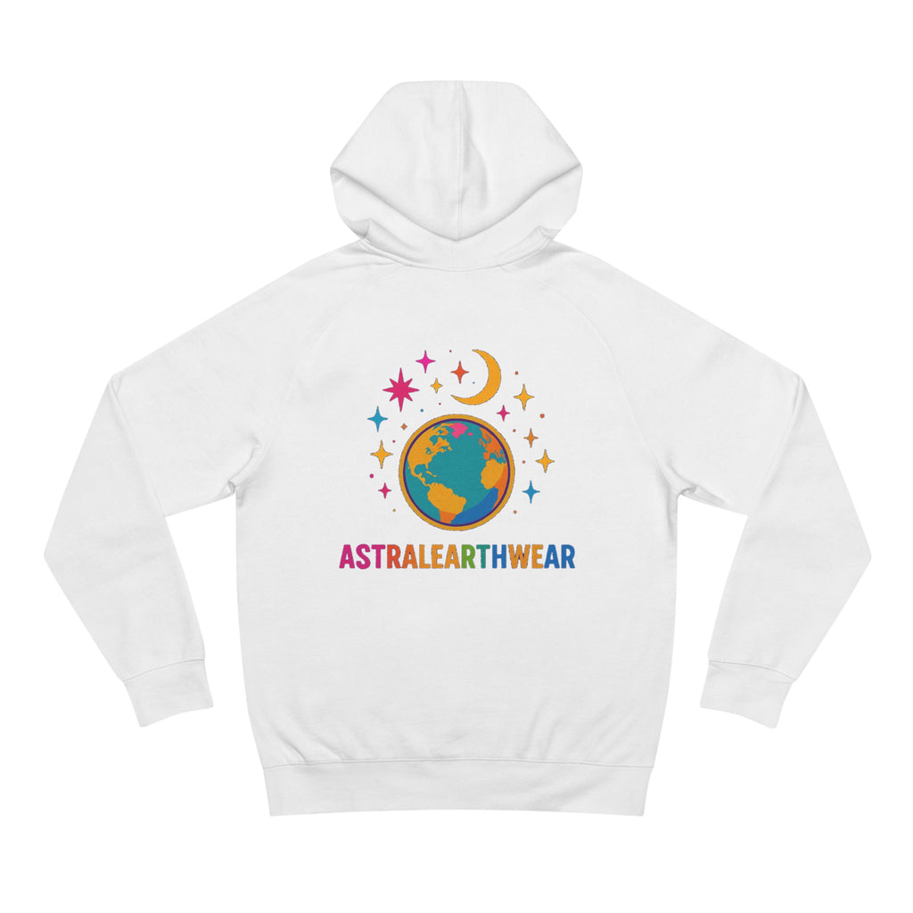 Astral Earthwear Unisex Hoodie, Cozy Gift for Space Lovers, Astrology Apparel, Everyday Sweatshirt, Ideal for Birthdays