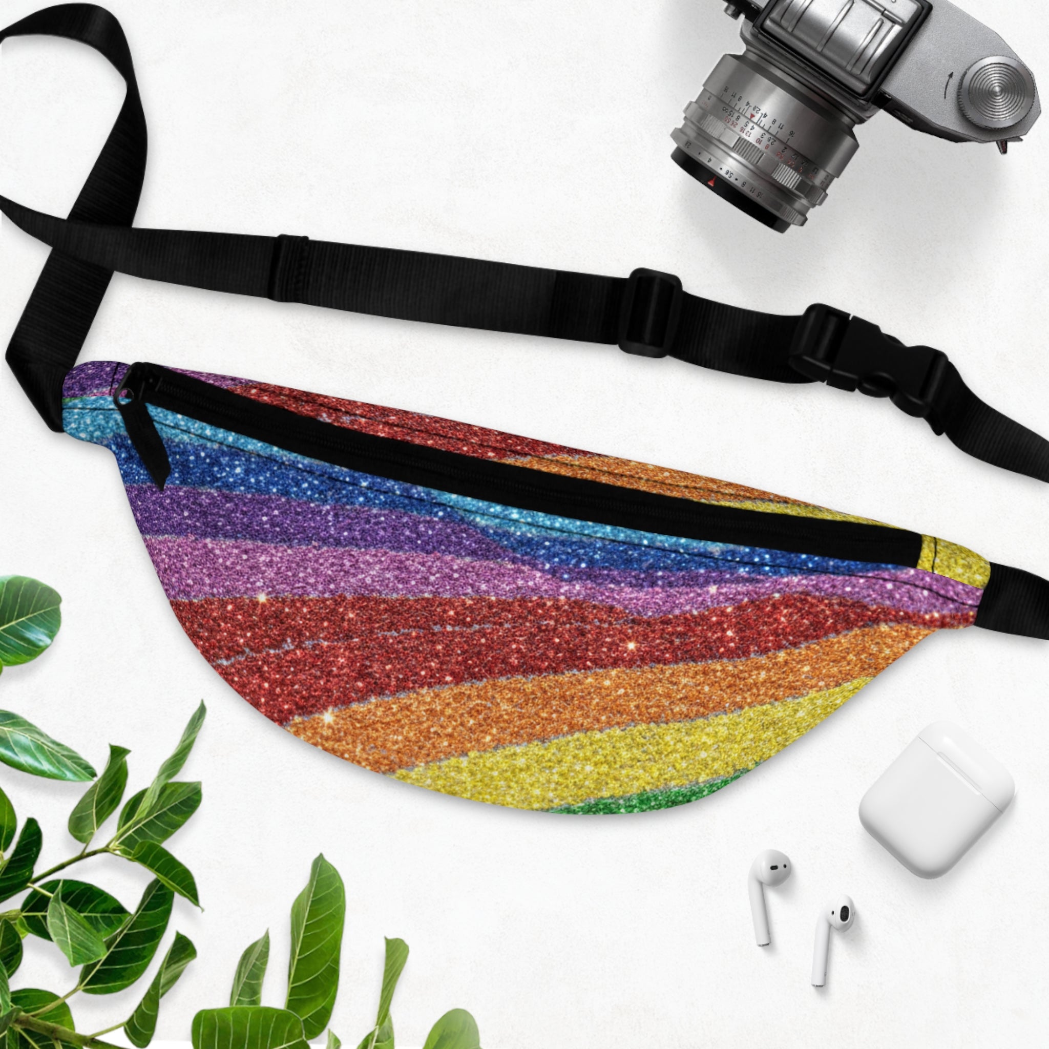 Colorful Rainbow Fanny Pack | Festival & Travel Accessory, LGBTQ+ Pride Bag, Outdoor Gear, Concert Essentials, Vibrant Waist Bag