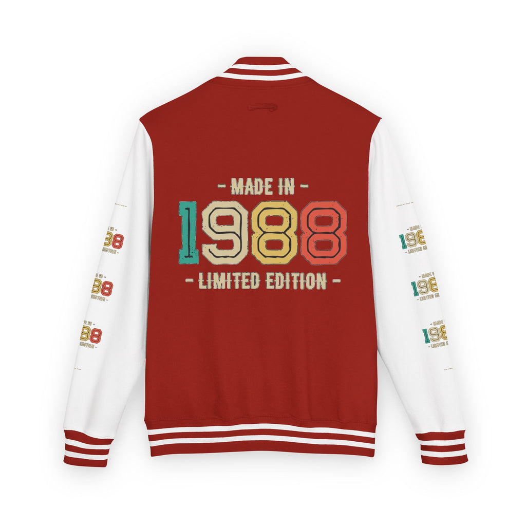 Unisex Heavyweight Letterman Jacket - Nostalgia & Comfort for 1980s Lovers, Perfect for Cozy Nights, Gifts for Birthdays, Class [...]
