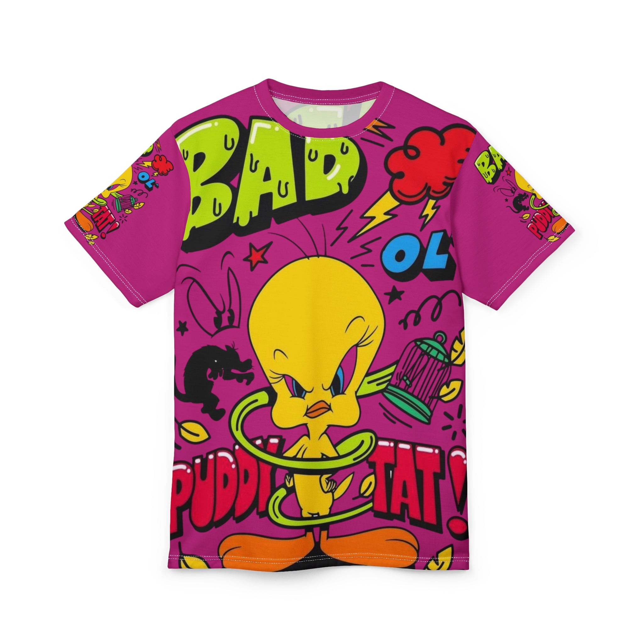 Playful Cartoon Tee, Fun Graphic T-Shirt, Vintage Animation Shirt, Gift for Kids, Bright & Colorful Clothing