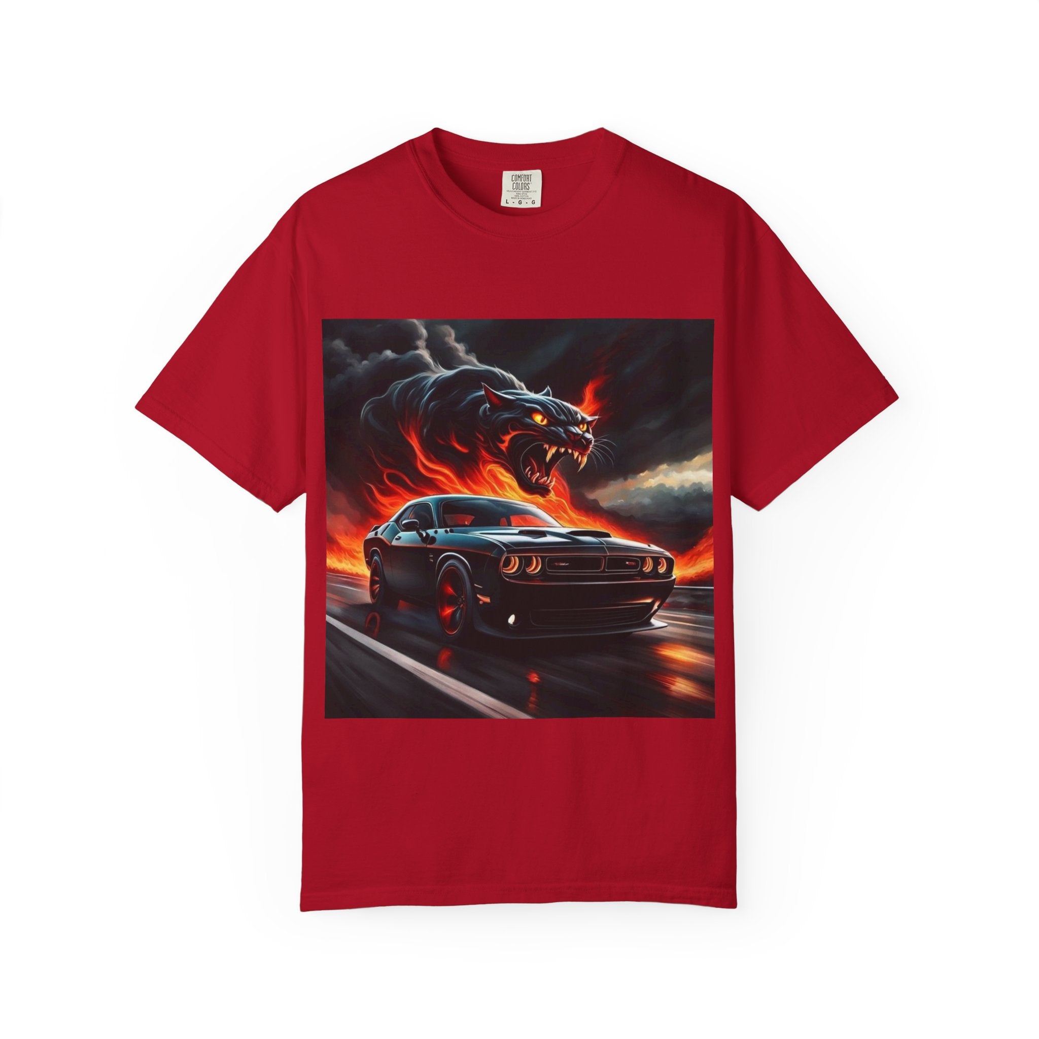 Unisex T-shirt Fire Hurricanecat Car Design