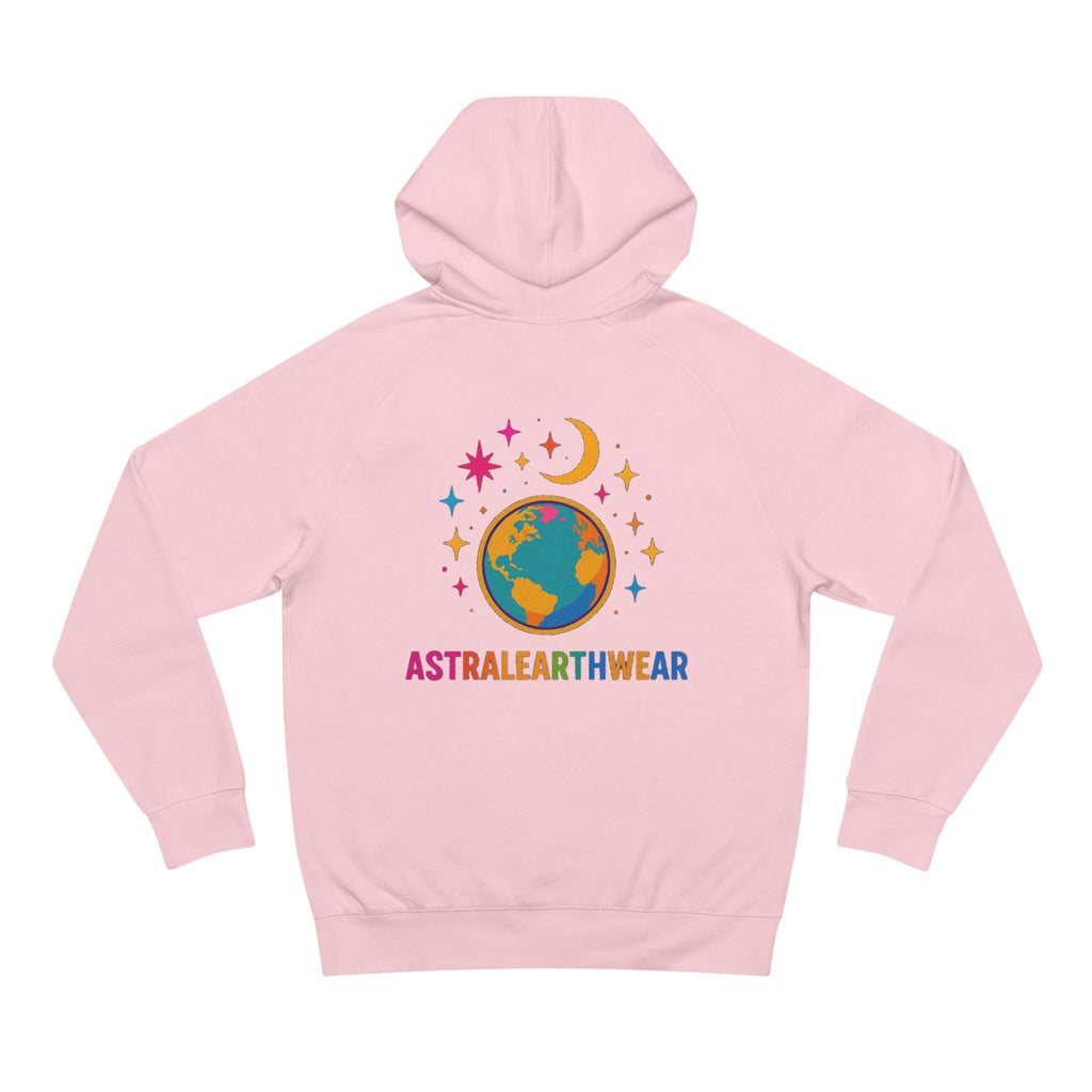 Astral Earthwear Unisex Hoodie, Cozy Gift for Space Lovers, Astrology Apparel, Everyday Sweatshirt, Ideal for Birthdays