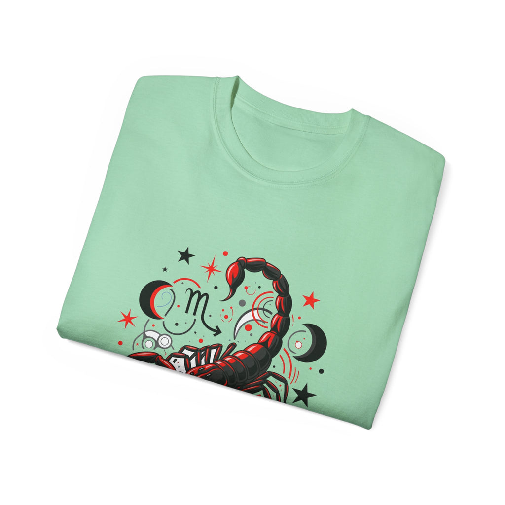 Scorpio Zodiac Tee - Unisex Cotton Shirt, Astrology Gift, Horoscope Tee, Birthday Present, Celestial Apparel