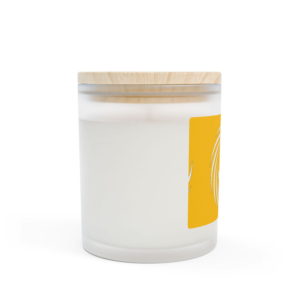 Cozy Escape: Frosted Glass Candle, Aromatic Home Decor, Relaxation Gift, Gift for Her, Self-Care Essential