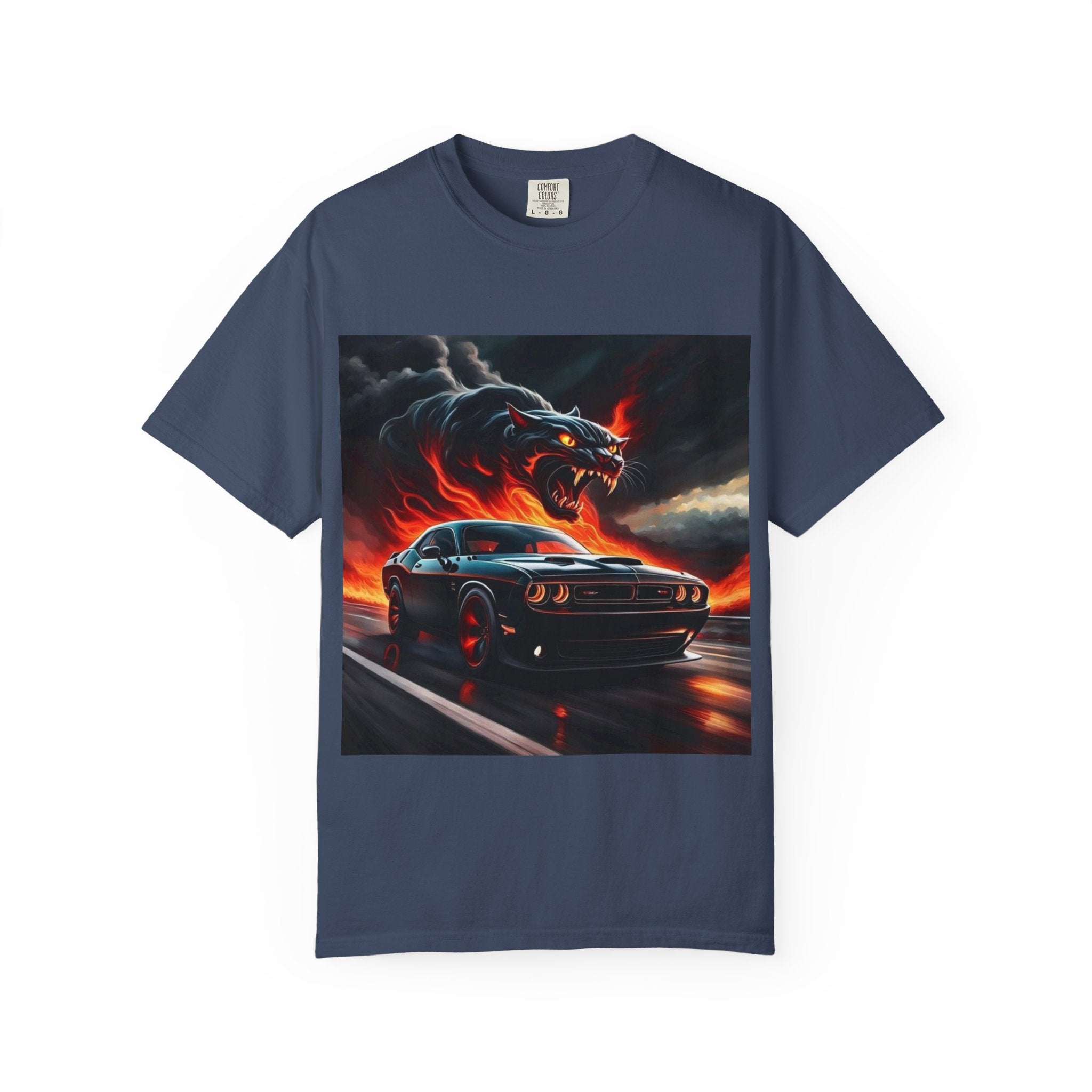 Unisex T-shirt Fire Hurricanecat Car Design