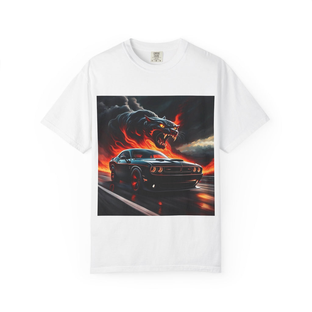 Unisex T-shirt Fire Hurricanecat Car Design