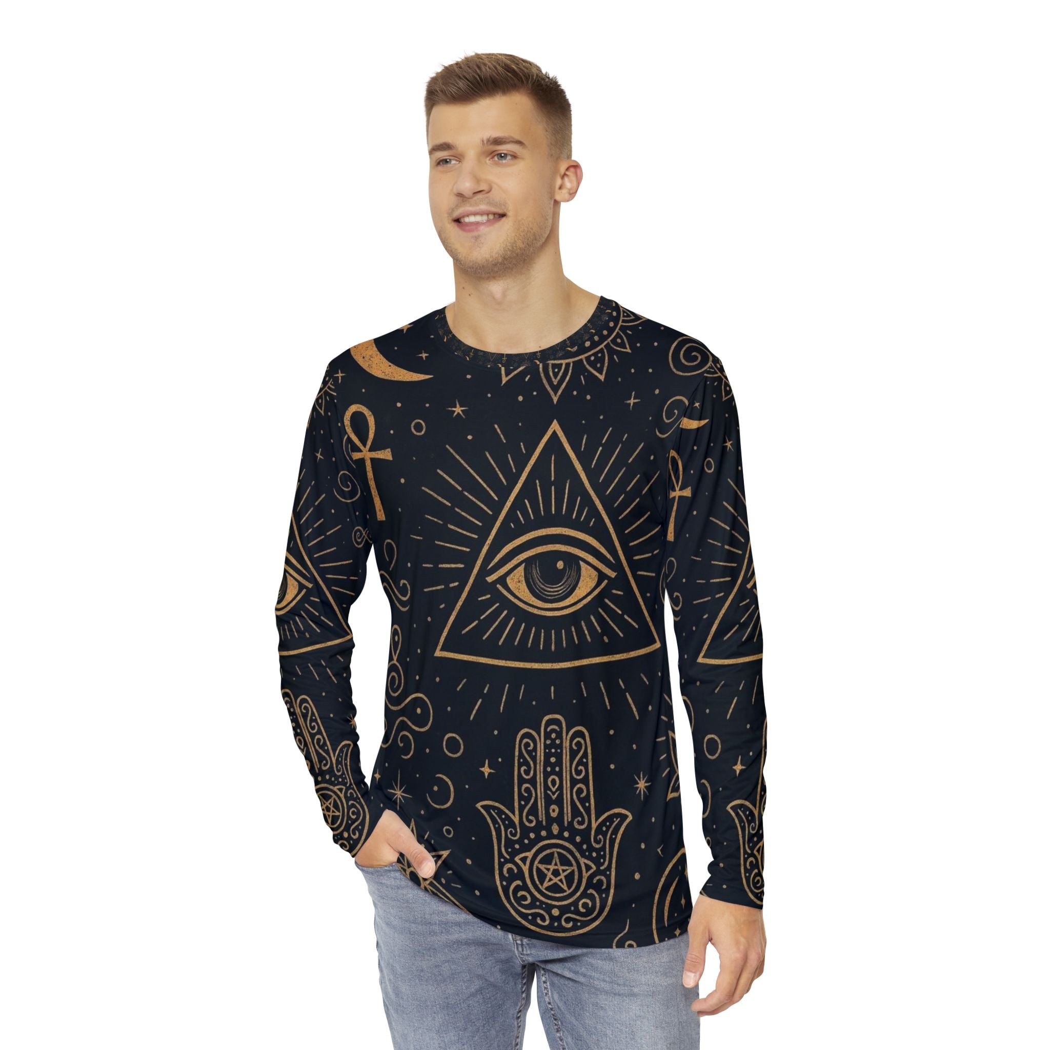 Men's Long Sleeve Shirt (AOP)