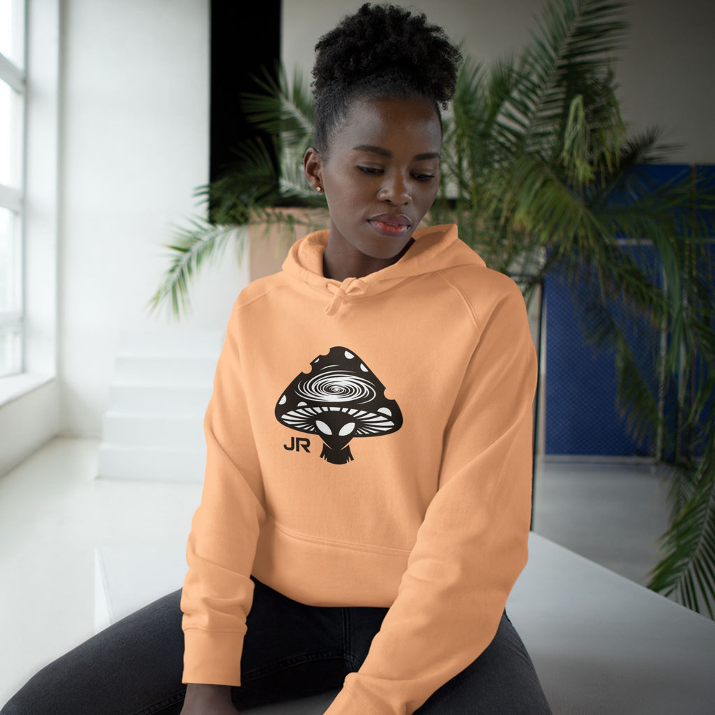 Cosmic Mushroom Unisex Hoodie, Planetary Vibes Sweatshirt, Psychedelic Gift for Nature Lovers, Unique Apparel for Festivals