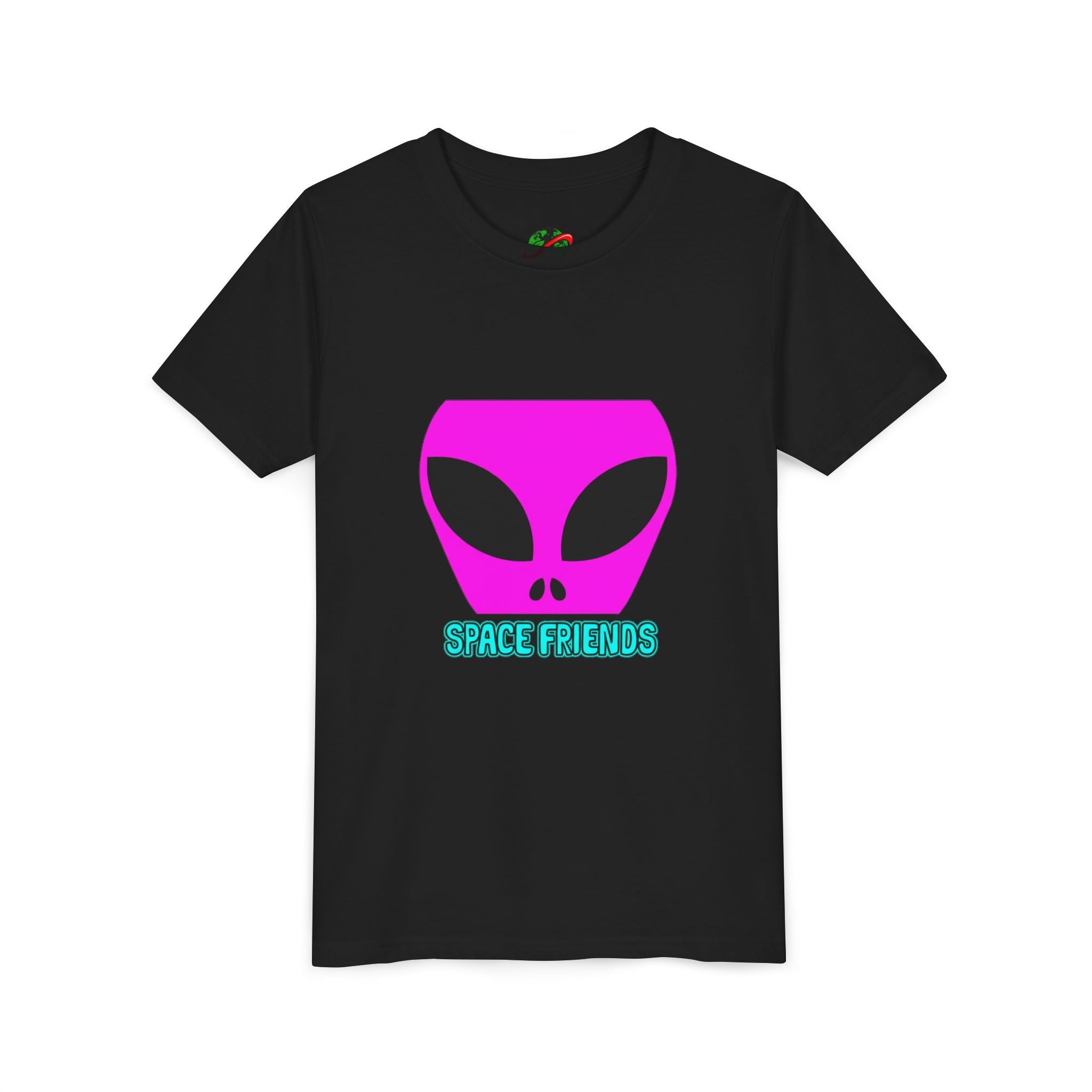 Alien Friends Youth Tee - Fun Graphic T-Shirt for Kids, UFO Lovers, Space Theme Shirt, Birthday Gift, Halloween Costume