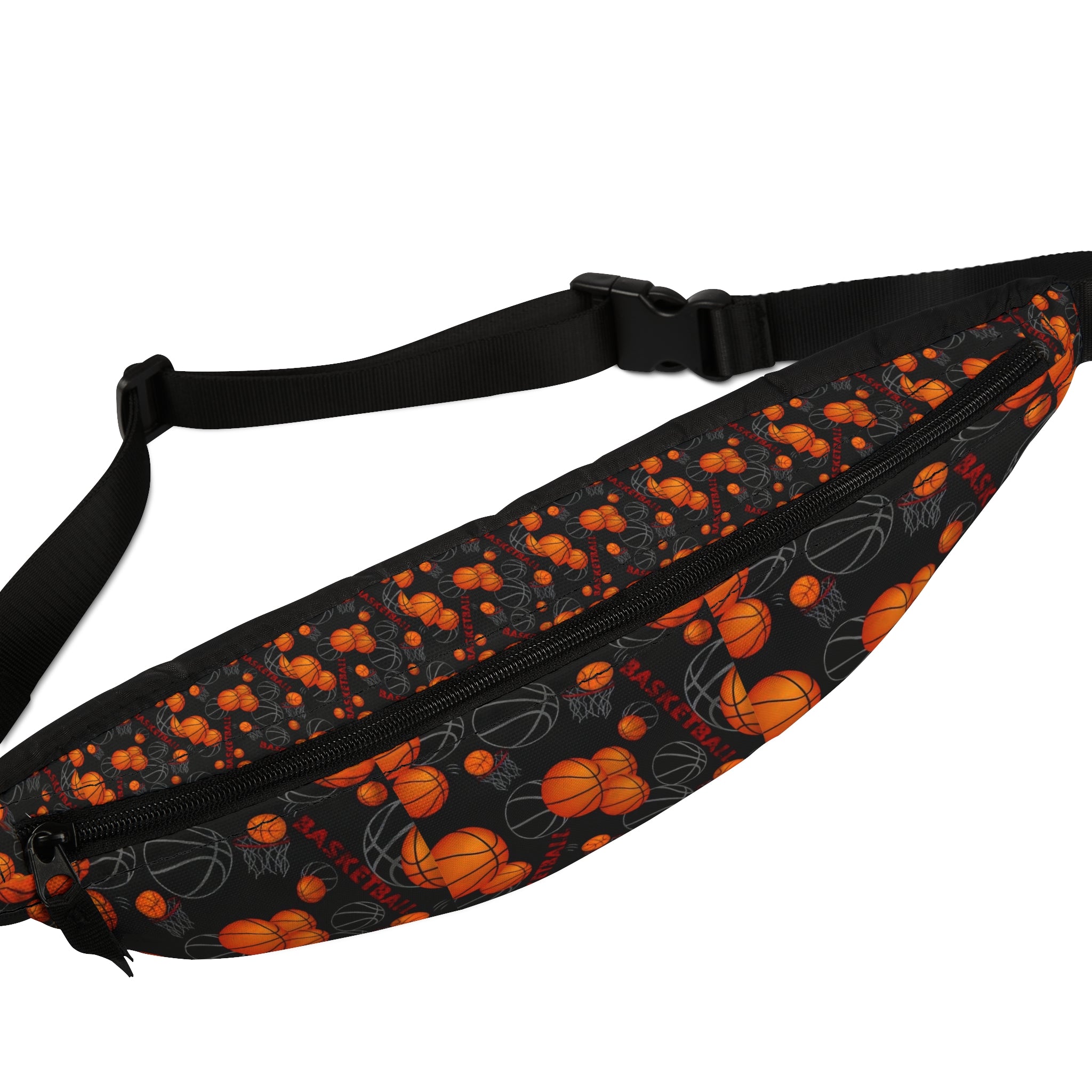 Basketball Pattern Fanny Pack - Sporty Fashion for Fans, Perfect for Game Days, Festivals, Outdoor Adventures, Practical Gift