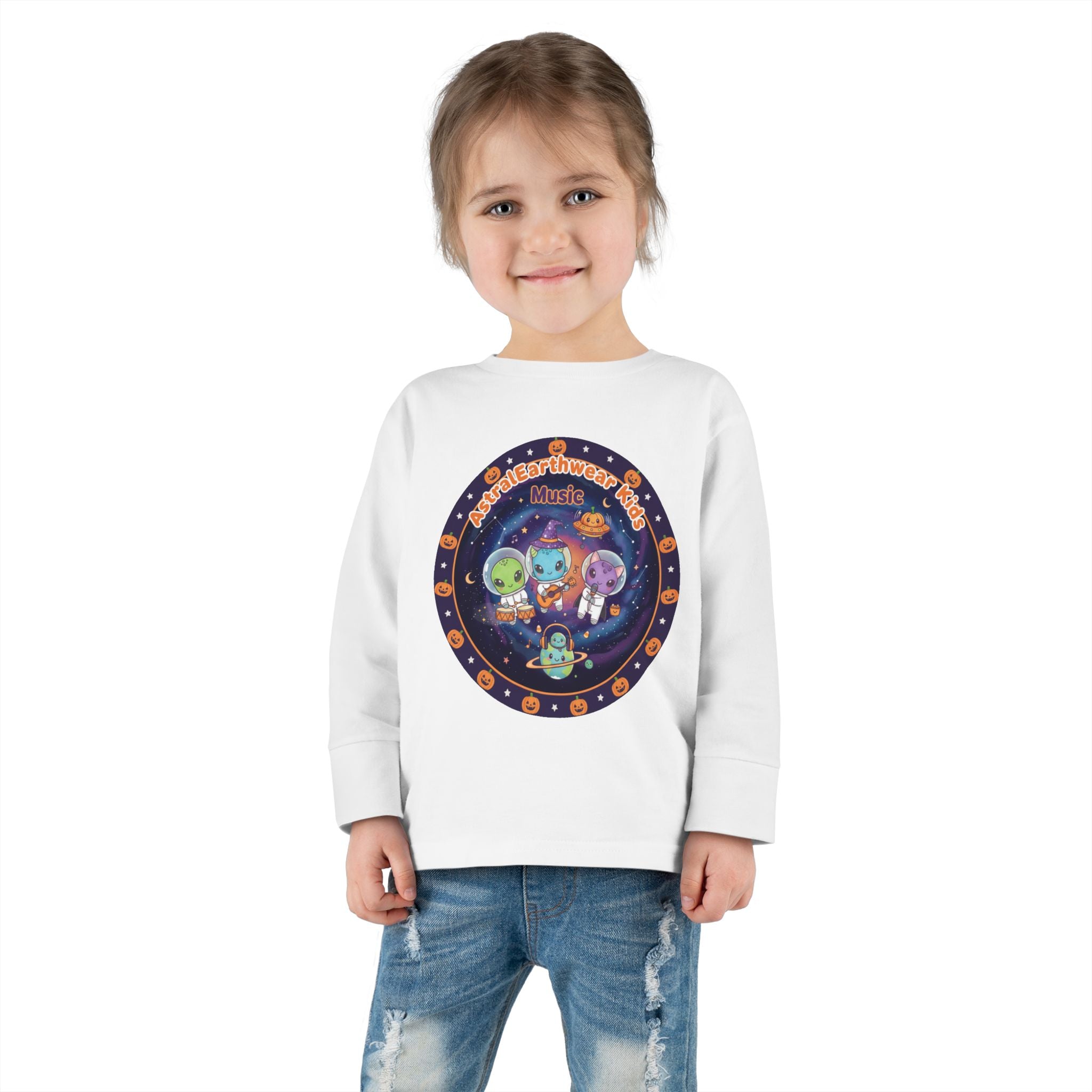 Cosmic Adventure Toddler Tee - Cute Alien Print for Kids, Perfect for Birthdays, Dress Up, Playtime, Everyday Wear, Space Theme