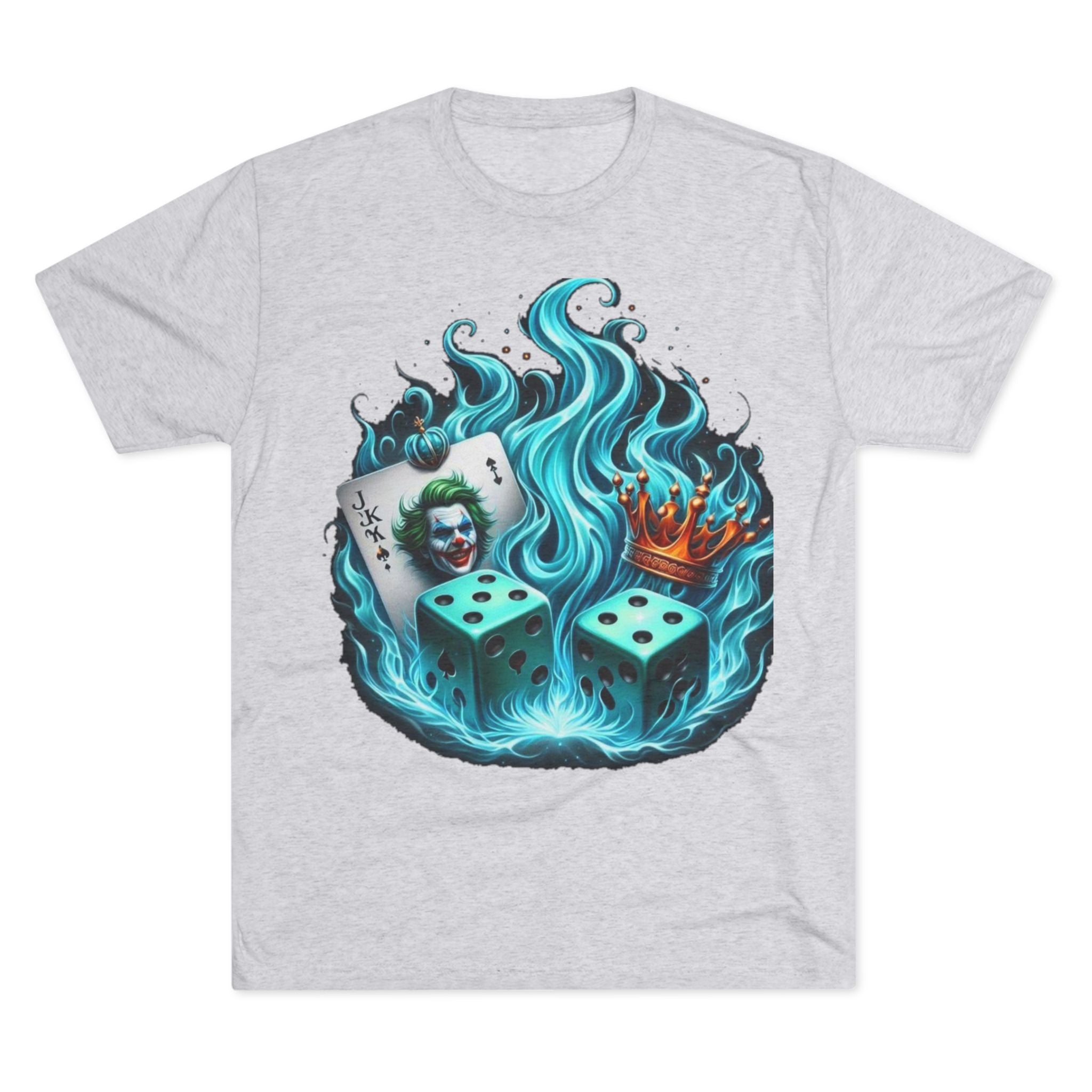 Gaming-Inspired Crew Tee: Joker Design, Cool Graphic T-Shirt, Casual Wear for Gamers, Perfect Gift for Game Night, Unique Collectible