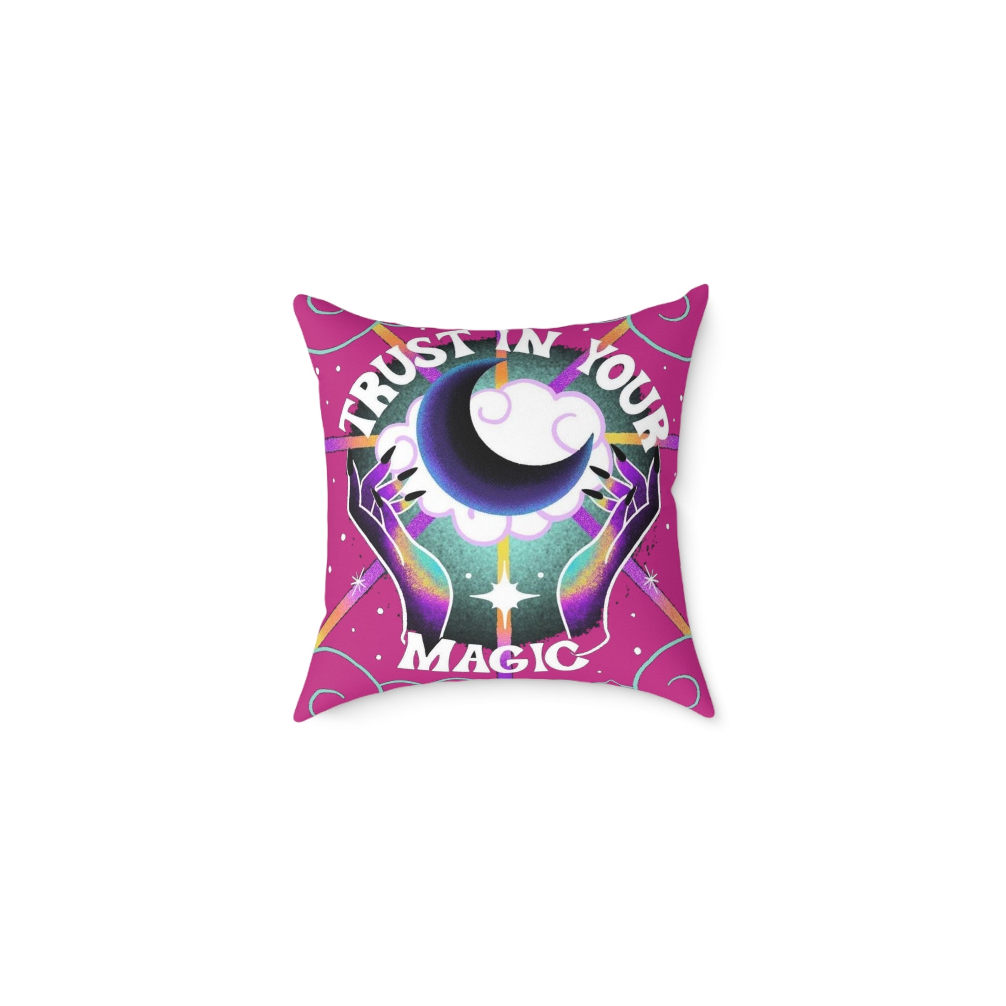 Square Poly Canvas Pillow