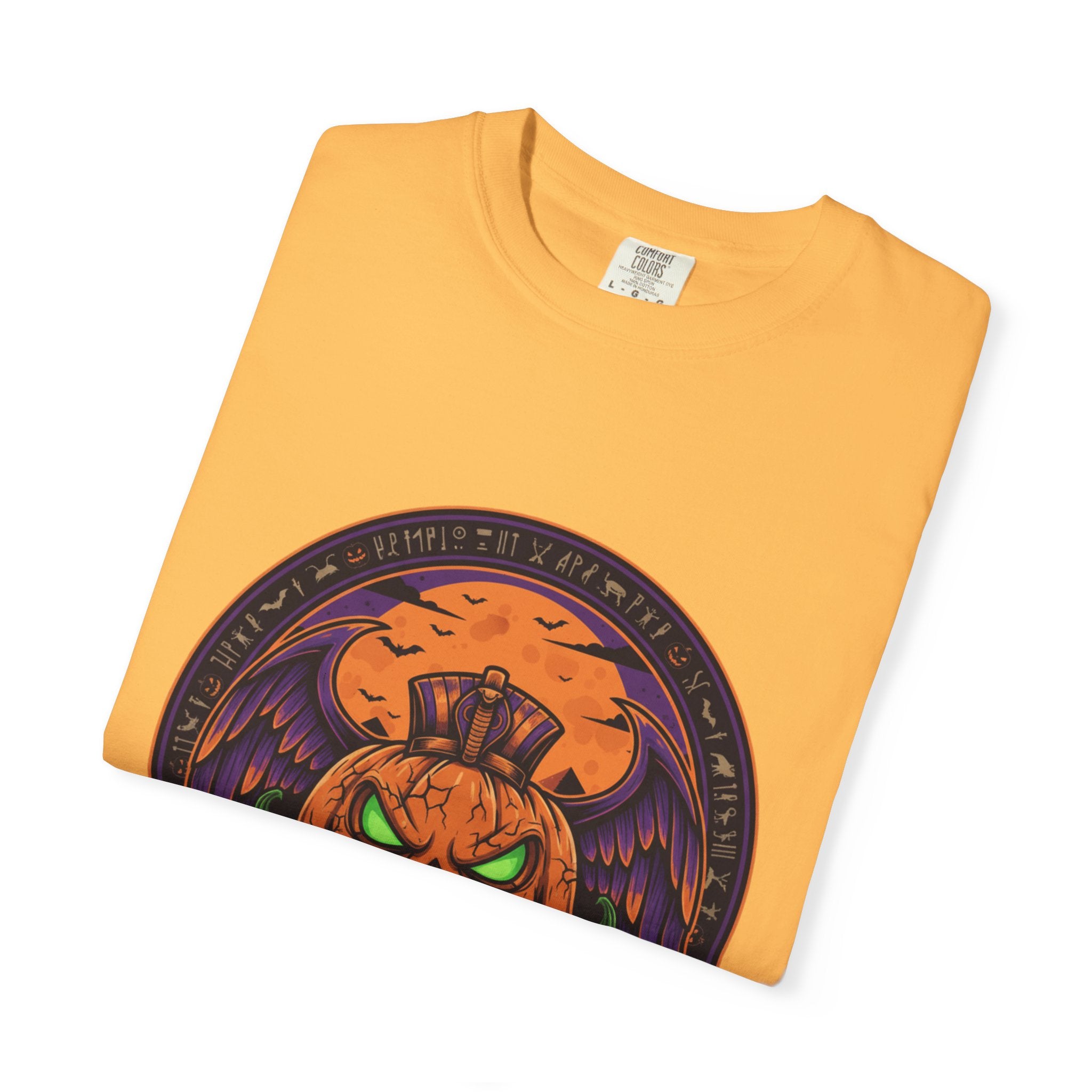 Harvest of Horrors Unisex T-shirt | Halloween Apparel, Spooky Graphic Tee, Fall Fashion, Pumpkin Shirt, October Outfit