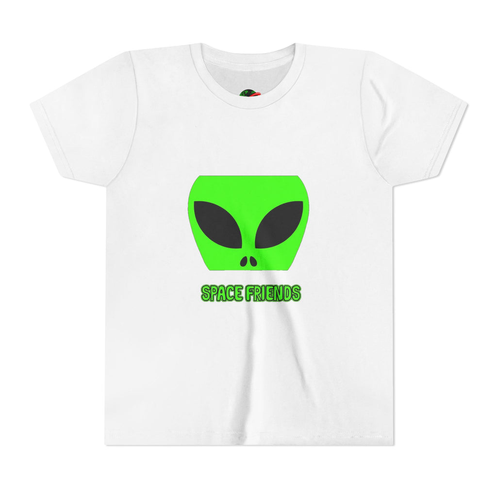 Space Friends Youth Tee, Alien Graphic T-Shirt, Fun Kids Tee, Science Fiction Gift, Space Lover Shirt