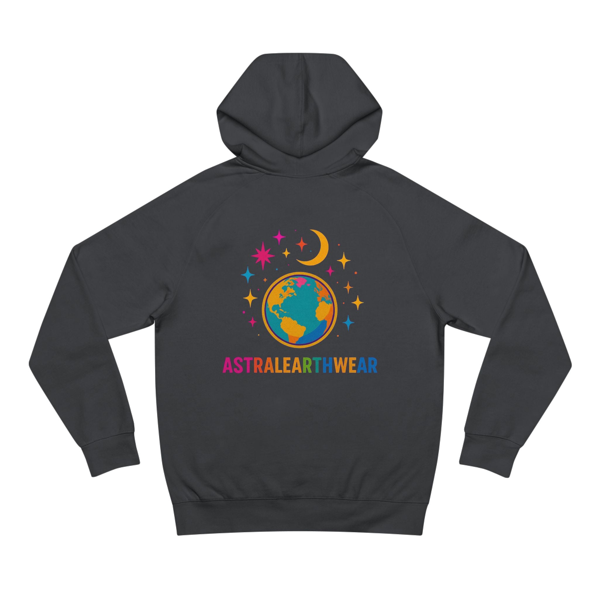 Astral Earthwear Unisex Hoodie, Cozy Gift for Space Lovers, Astrology Apparel, Everyday Sweatshirt, Ideal for Birthdays