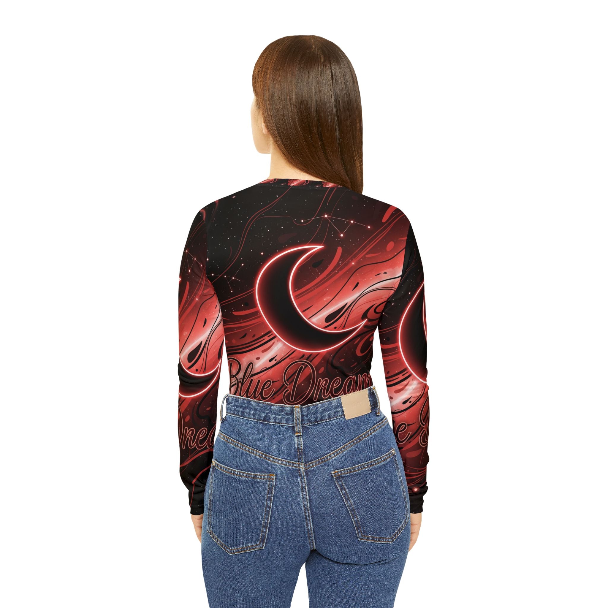 Women's Long Sleeve V-neck Shirt (AOP)