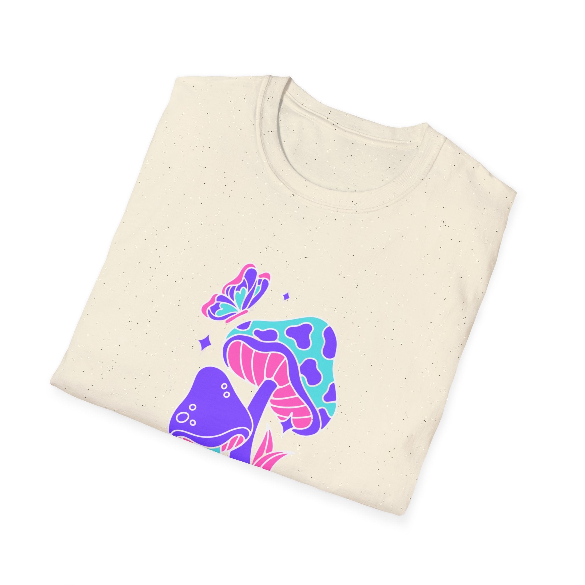 Dreamy Unisex Softstyle T-Shirt, Whimsical Shirt, Casual Wear, Nature Lover Gift, Eco-Friendly Tee, Unique Graphic Tee