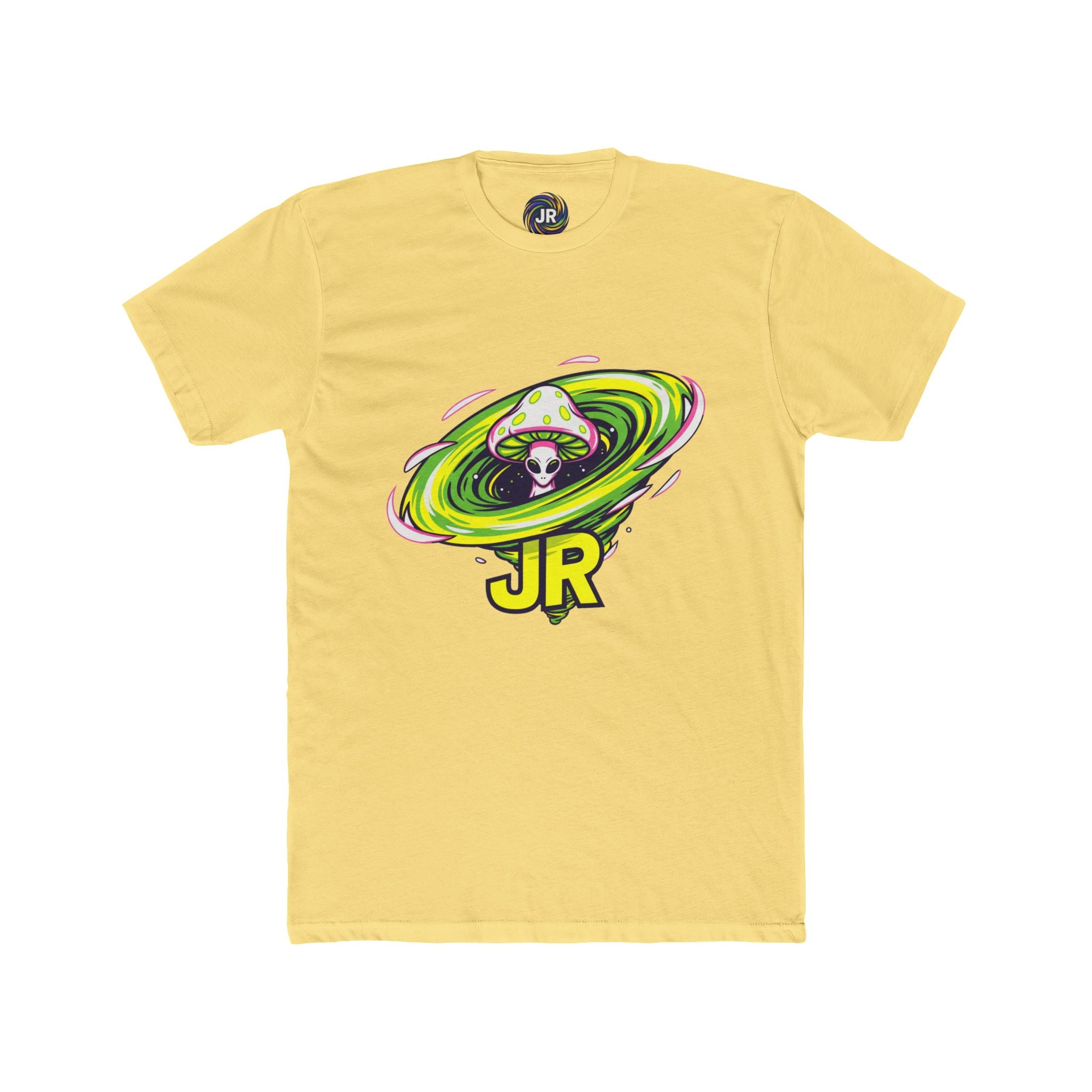Vibrant Alien Graphic Tee, Unisex Cotton Crew Shirt, Fun Casual Wear, Perfect for Parties, Gifts for Sci-Fi Lovers, Summer Fashion