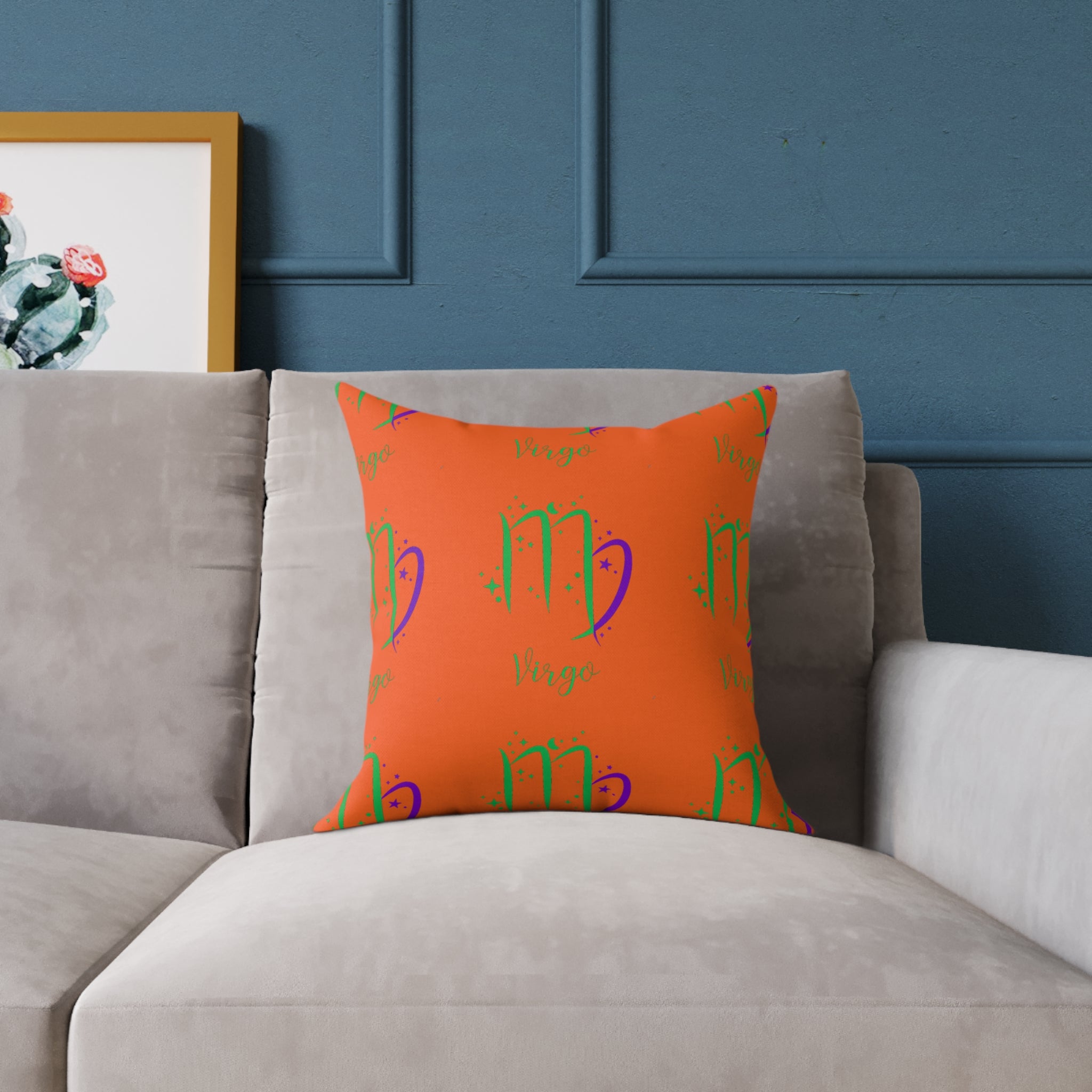 Square Poly Canvas Pillow