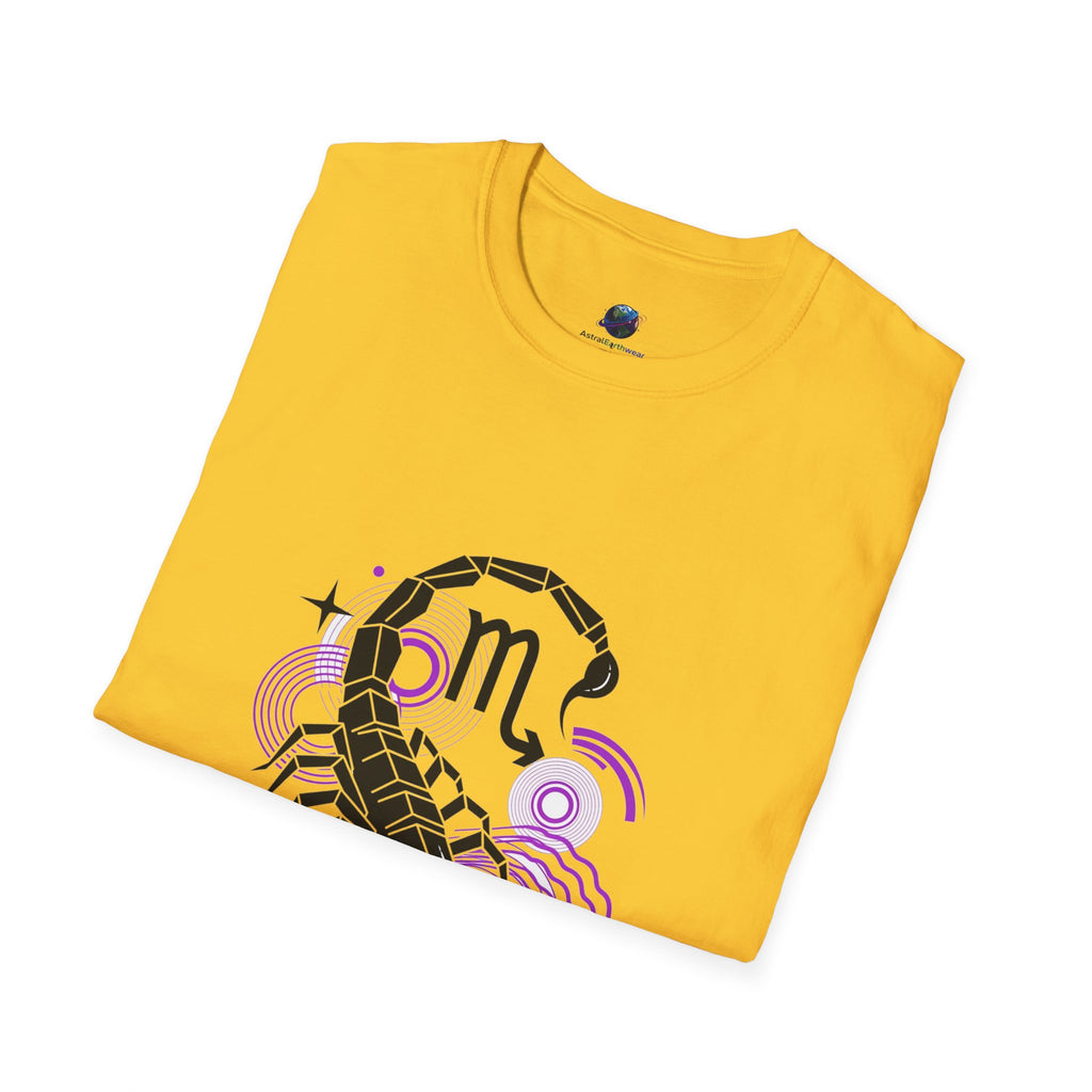 Scorpio Zodiac T-Shirt | Astrology Gift, Horoscope Tee, Unisex Softstyle Shirt, Birthday Present, Horoscope Apparel