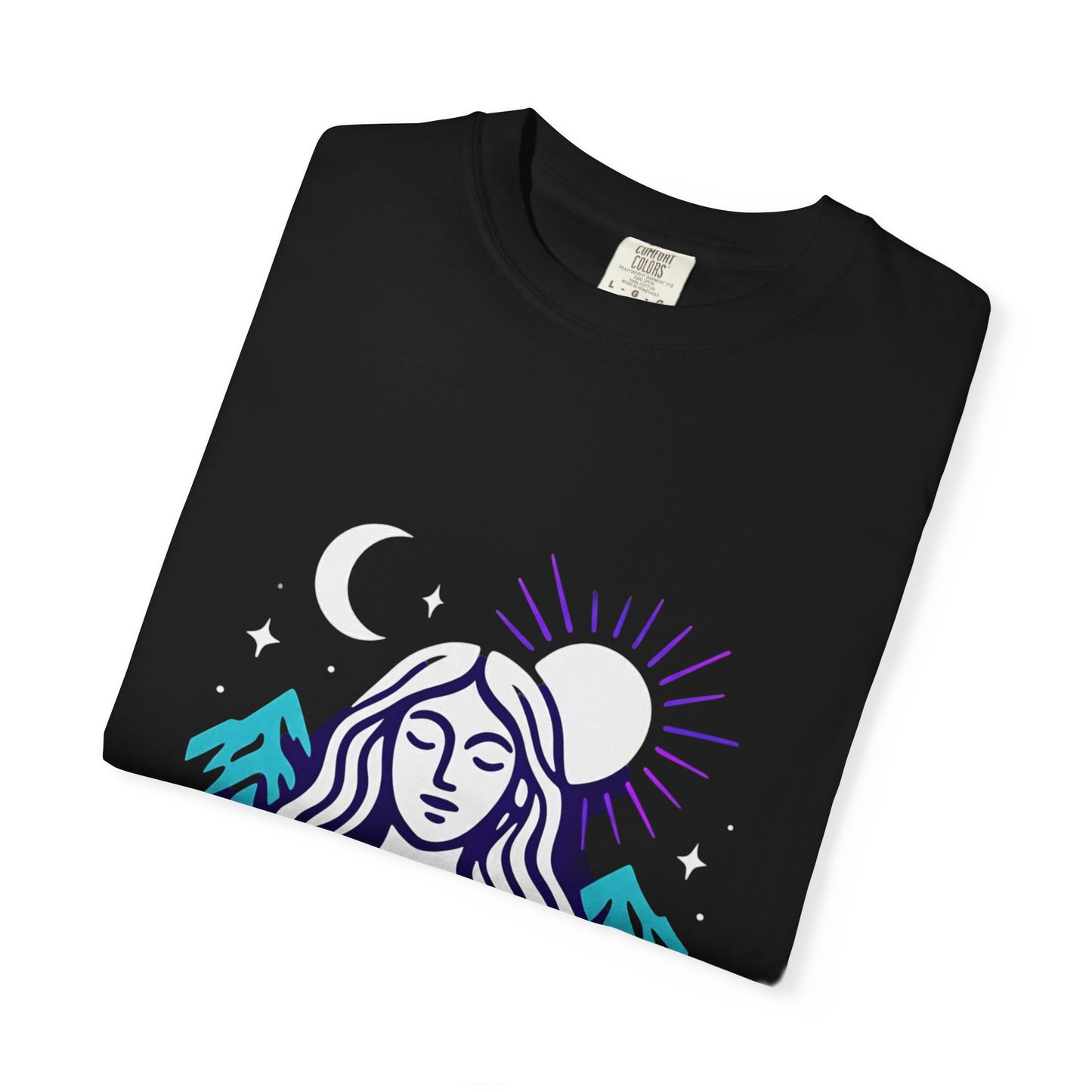 Astrology-Inspired Unisex Garment-Dyed T-Shirt, Celestial Graphic Tee, Retro Mountain T-Shirt, Festival Wear, Boho Vibe Shirt, Summer [...]