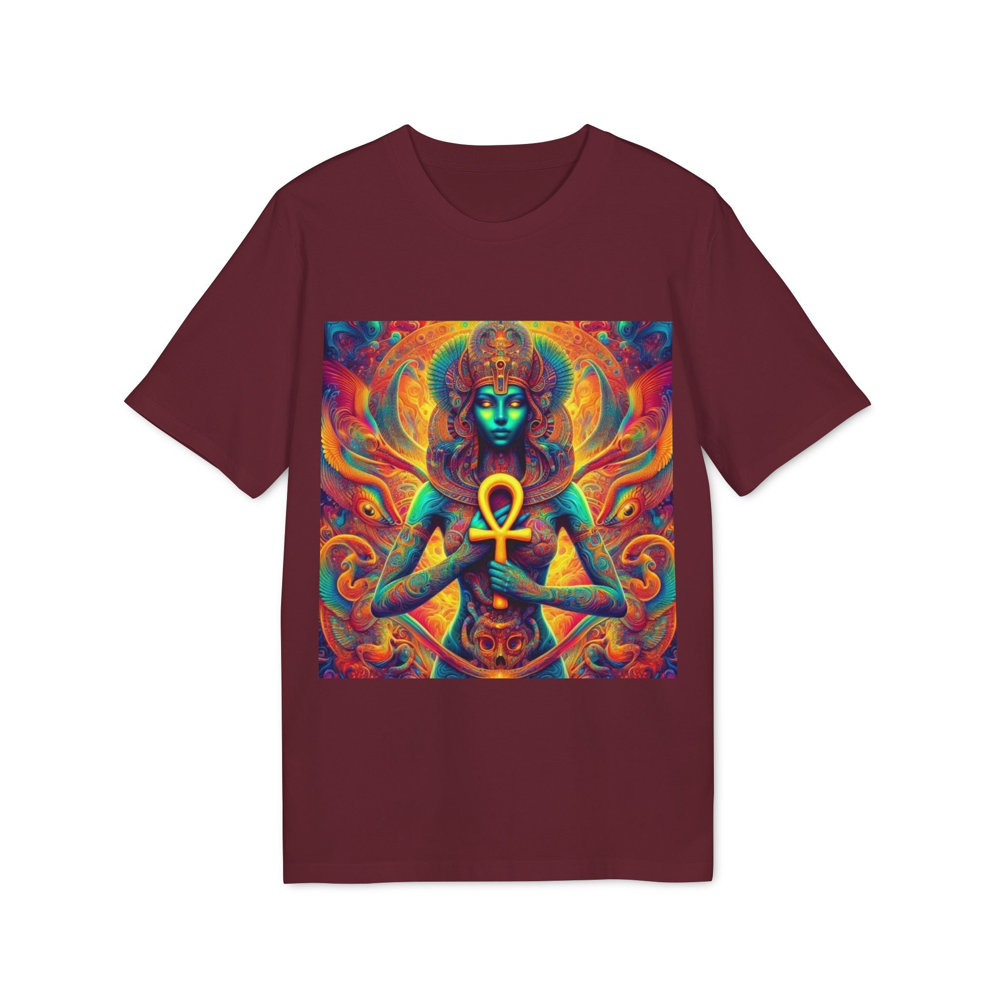 Vibrant Goddess Graphic T-Shirt, Spiritual Tee for Art Lovers, Festival Wear, Holistic Lifestyle, Unisex Bohemian Top, Unique Gift Idea