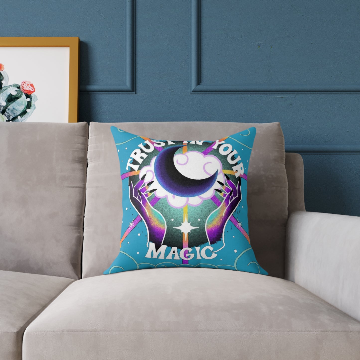 Square Poly Canvas Pillow