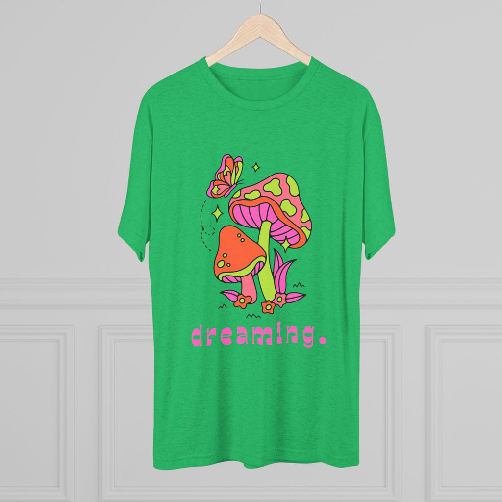Dreamy Mushroom Unisex Tee, Cute Graphic Tee, Gifts for Dreamers, Casual Wear, Nature Lover's Apparel, Festival T-Shirt