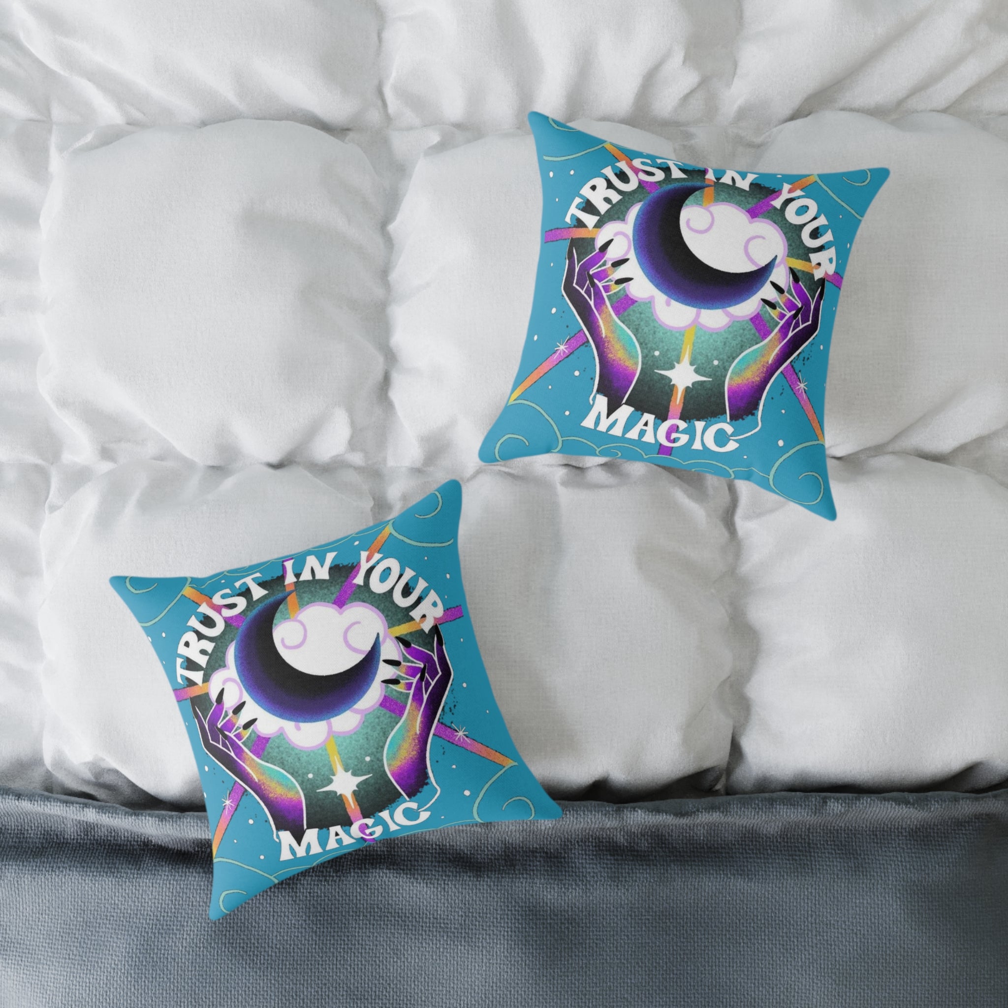 Square Poly Canvas Pillow