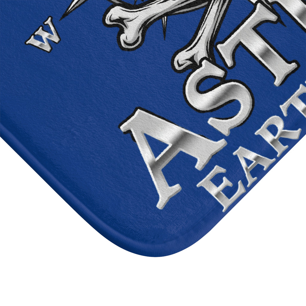 Pirate-Themed Bath Mat, Nautical Decor for Beach Lovers, Unique Bathroom Gift, Pirate Skull Design for Home, Funny Bathroom Accessories