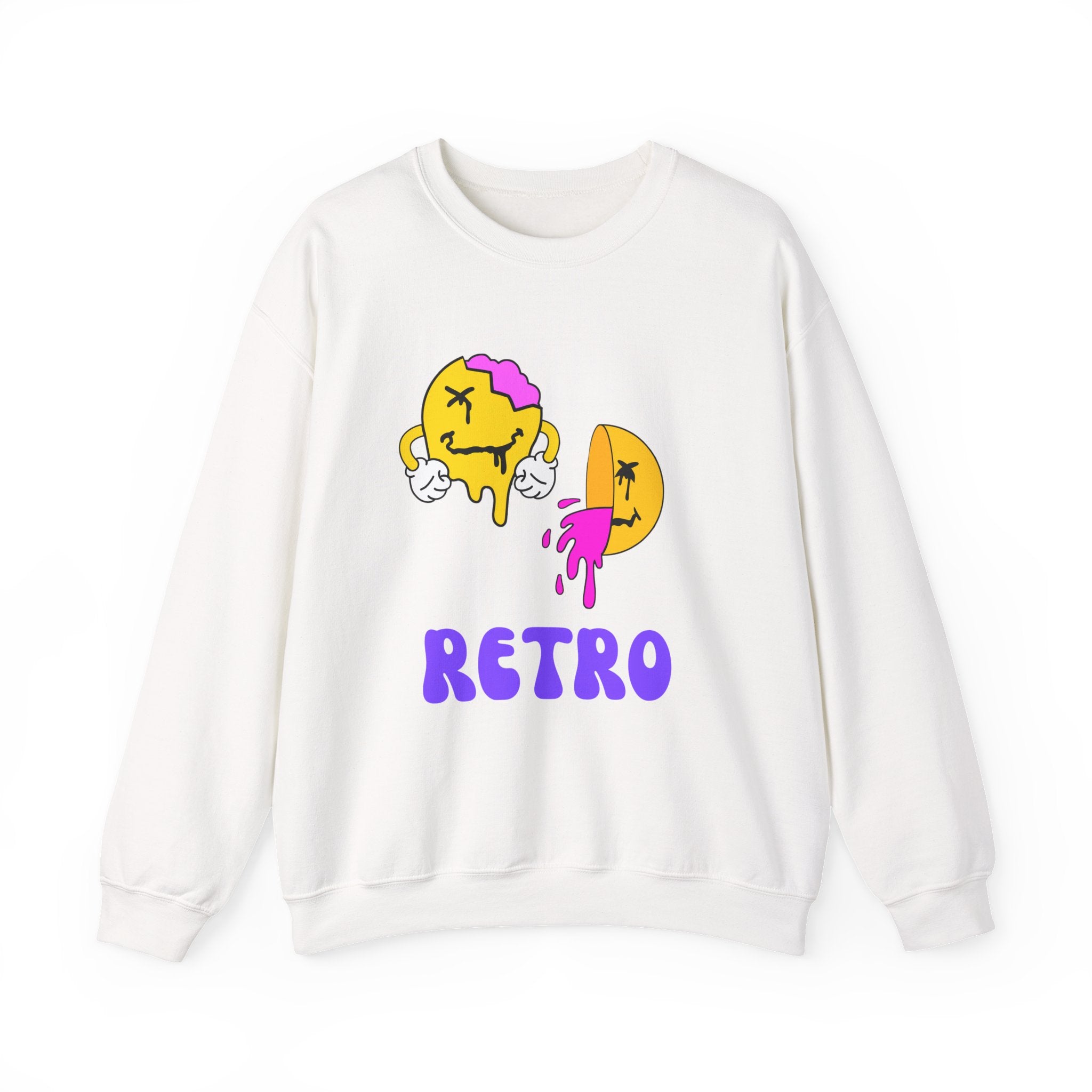 Retro Vibes Sweatshirt, Vintage Crewneck Jumper, 90s Style Pullover, Classic Sweater, Hipster Top
