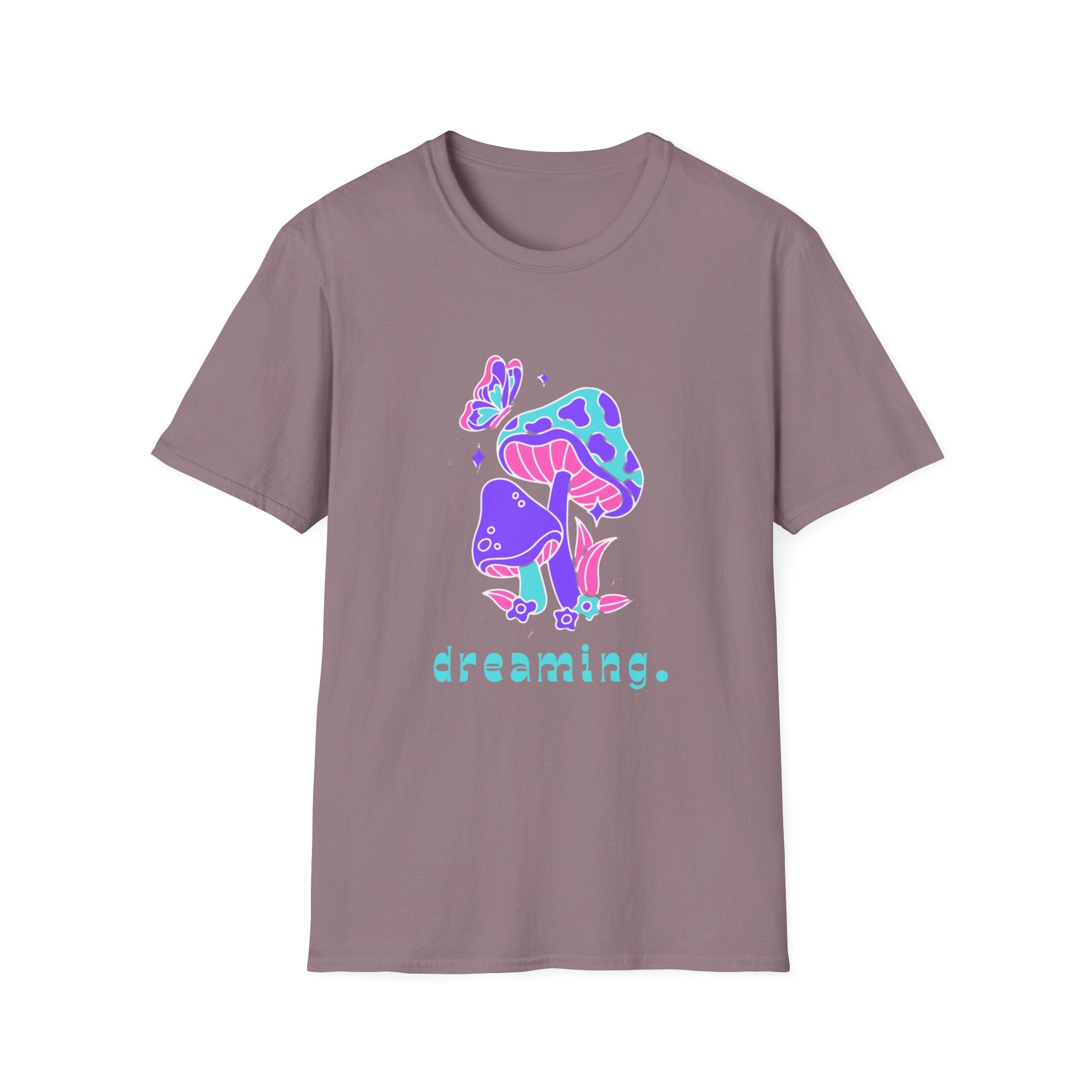 Dreamy Unisex Softstyle T-Shirt, Whimsical Shirt, Casual Wear, Nature Lover Gift, Eco-Friendly Tee, Unique Graphic Tee