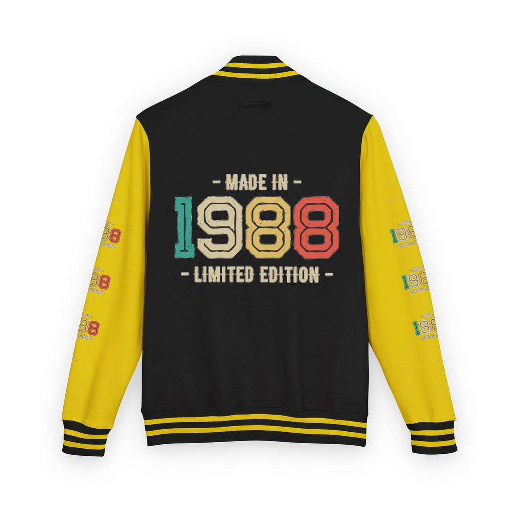 Unisex Heavyweight Letterman Jacket - Nostalgia & Comfort for 1980s Lovers, Perfect for Cozy Nights, Gifts for Birthdays, Class [...]