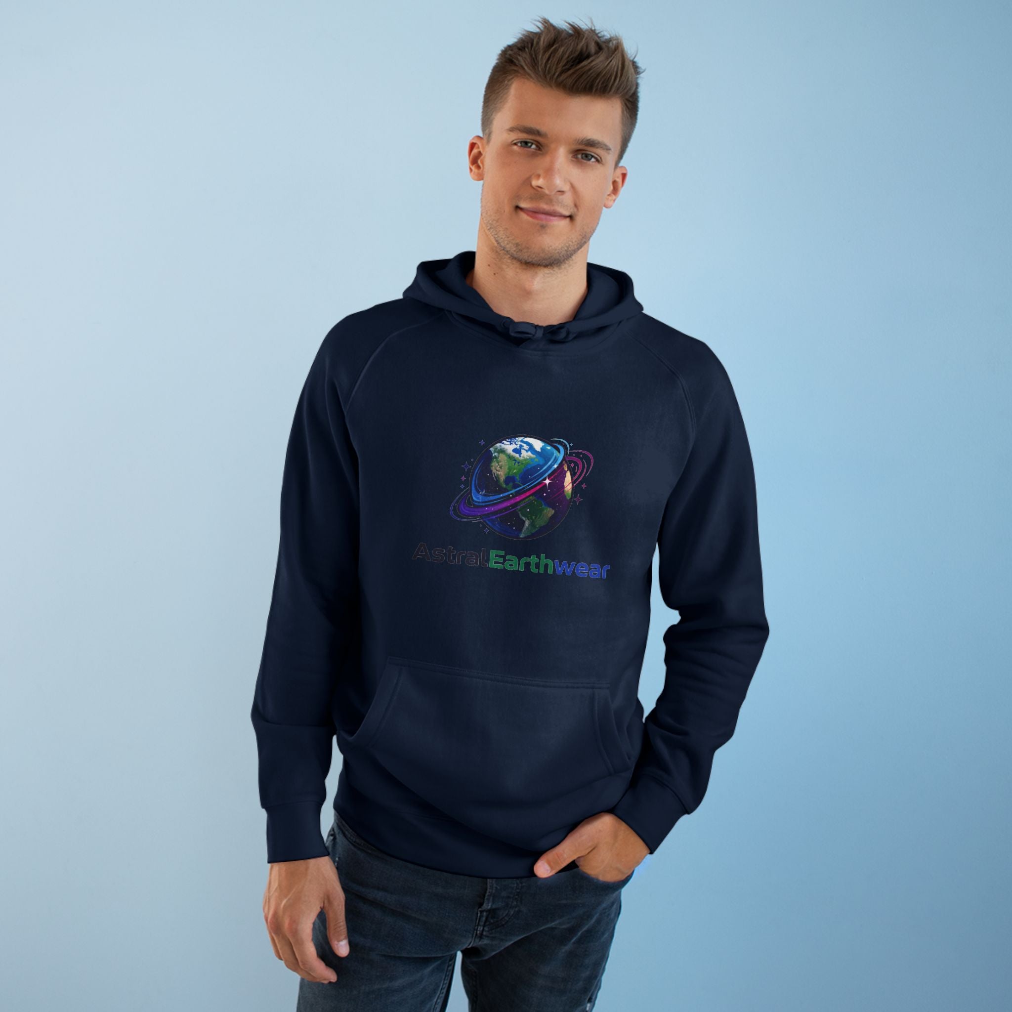 Astral Earth Hoodie - Unisex, Trendy Graphic Sweatshirt for Nature Lovers, Cozy Casual Wear for Festivals, Perfect Gift
