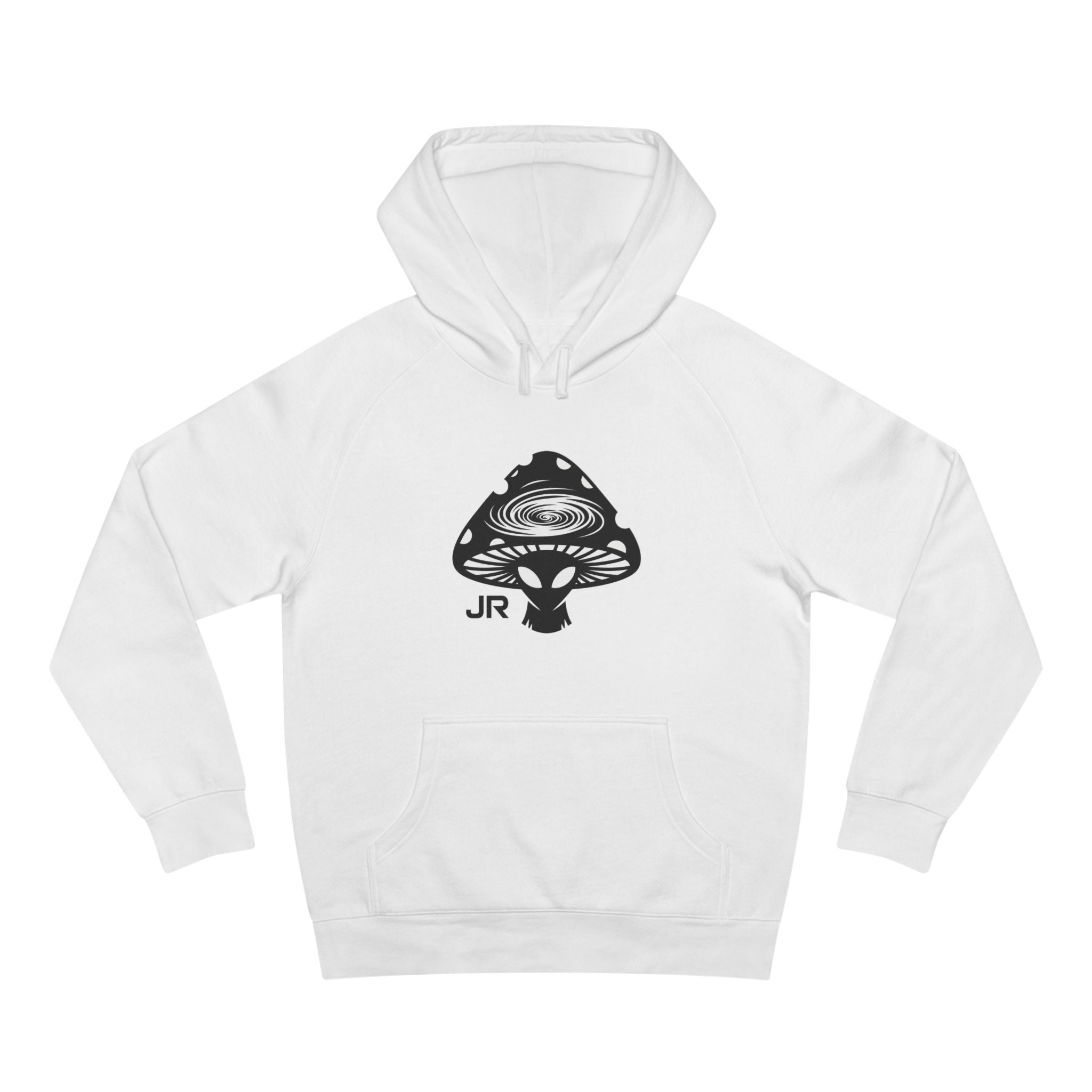 Cosmic Mushroom Unisex Hoodie, Planetary Vibes Sweatshirt, Psychedelic Gift for Nature Lovers, Unique Apparel for Festivals