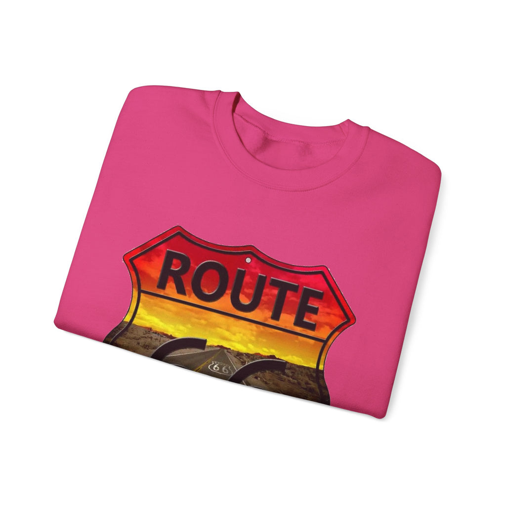 Route 66 Adventure Crewneck Sweatshirt - Unisex Heavy Blend™