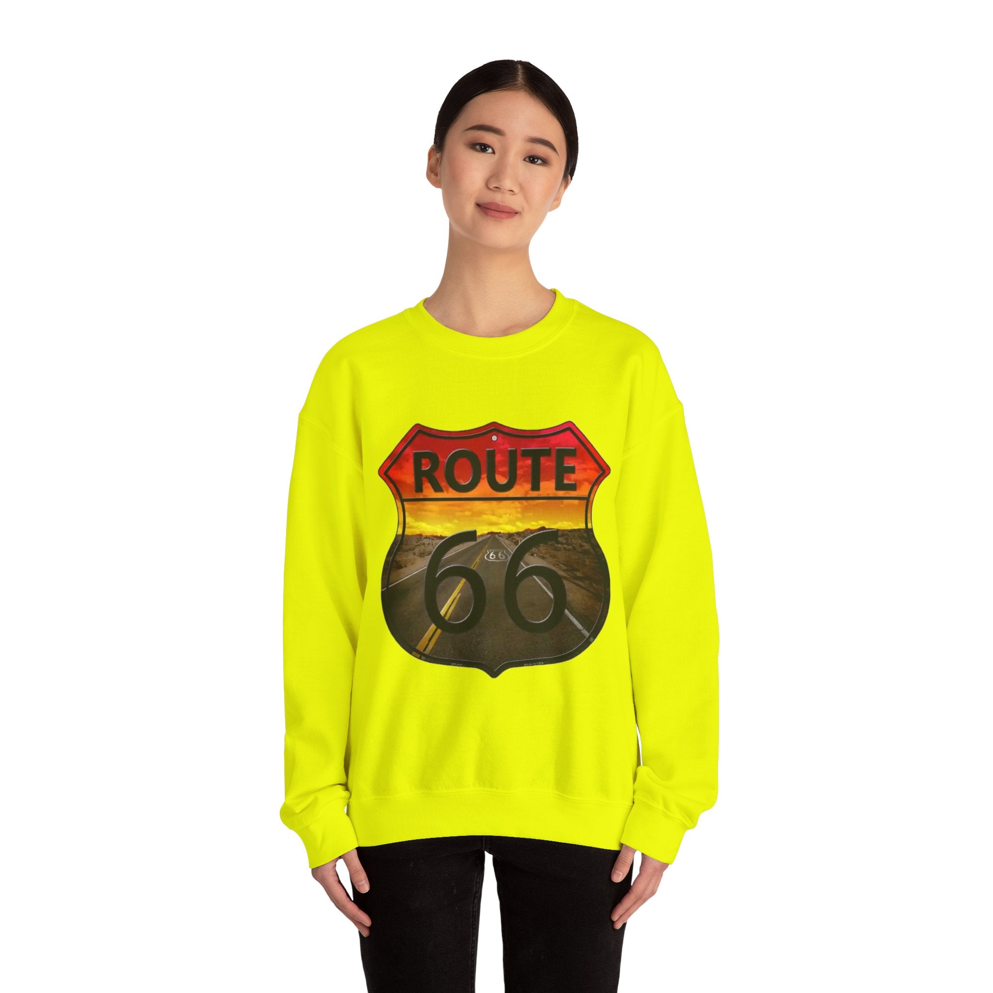 Route 66 Adventure Crewneck Sweatshirt - Unisex Heavy Blend™