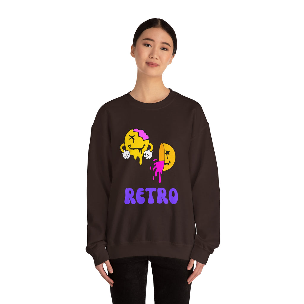 Retro Vibes Sweatshirt, Vintage Crewneck Jumper, 90s Style Pullover, Classic Sweater, Hipster Top