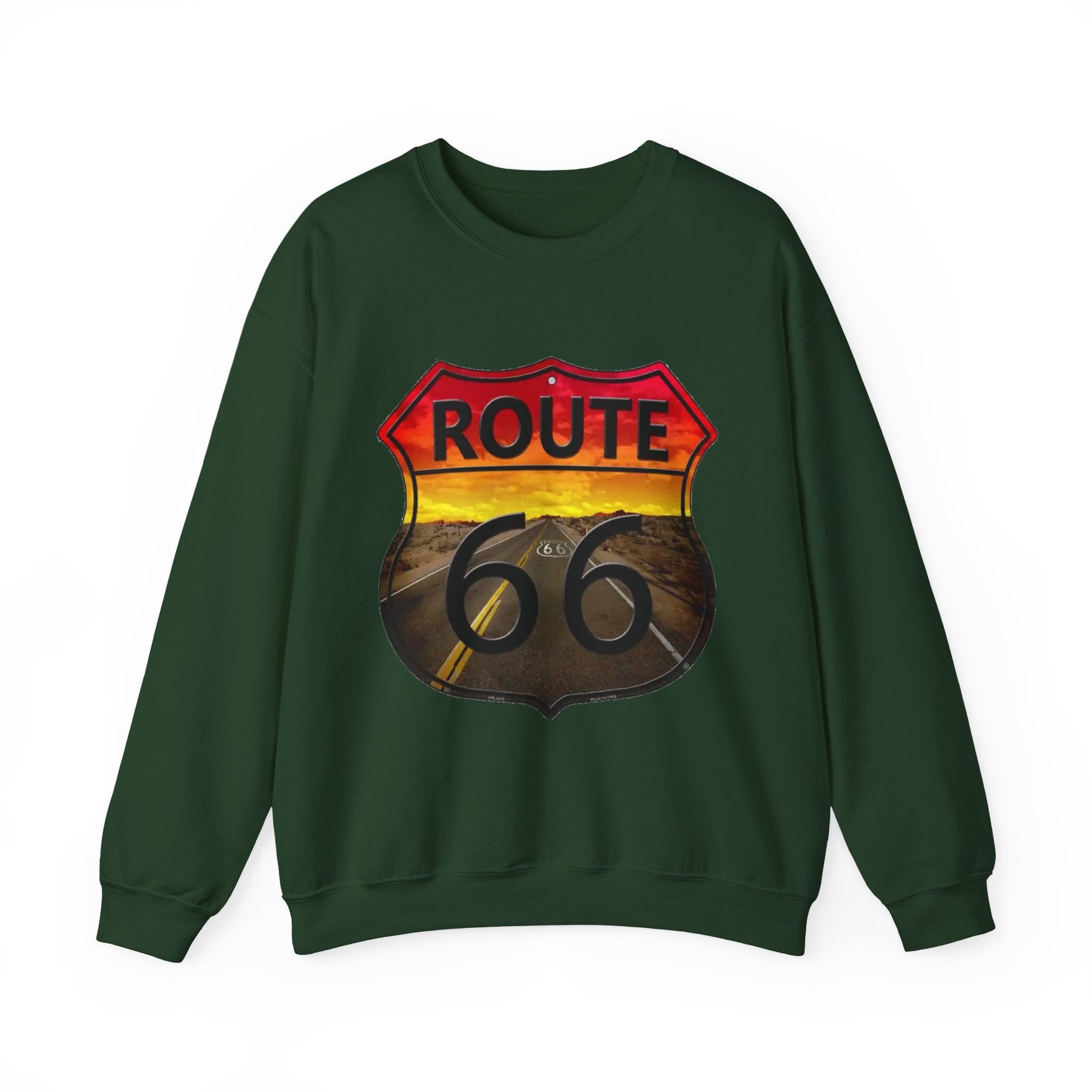 Route 66 Adventure Crewneck Sweatshirt - Unisex Heavy Blend™