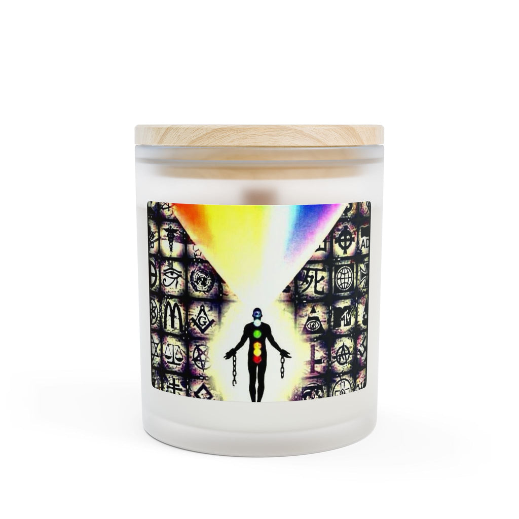 Frosted Glass Candle, 11oz