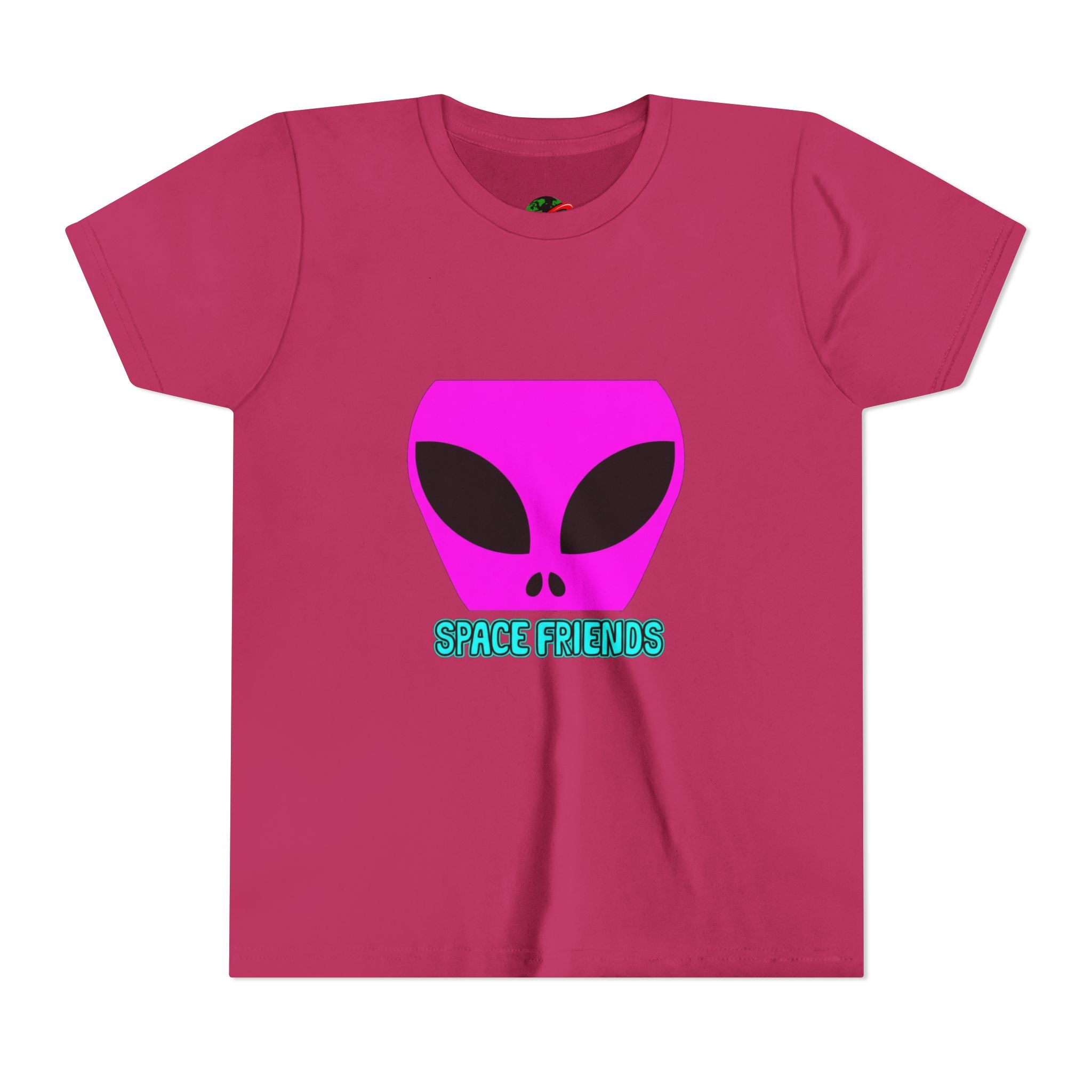 Alien Friends Youth Tee - Fun Graphic T-Shirt for Kids, UFO Lovers, Space Theme Shirt, Birthday Gift, Halloween Costume