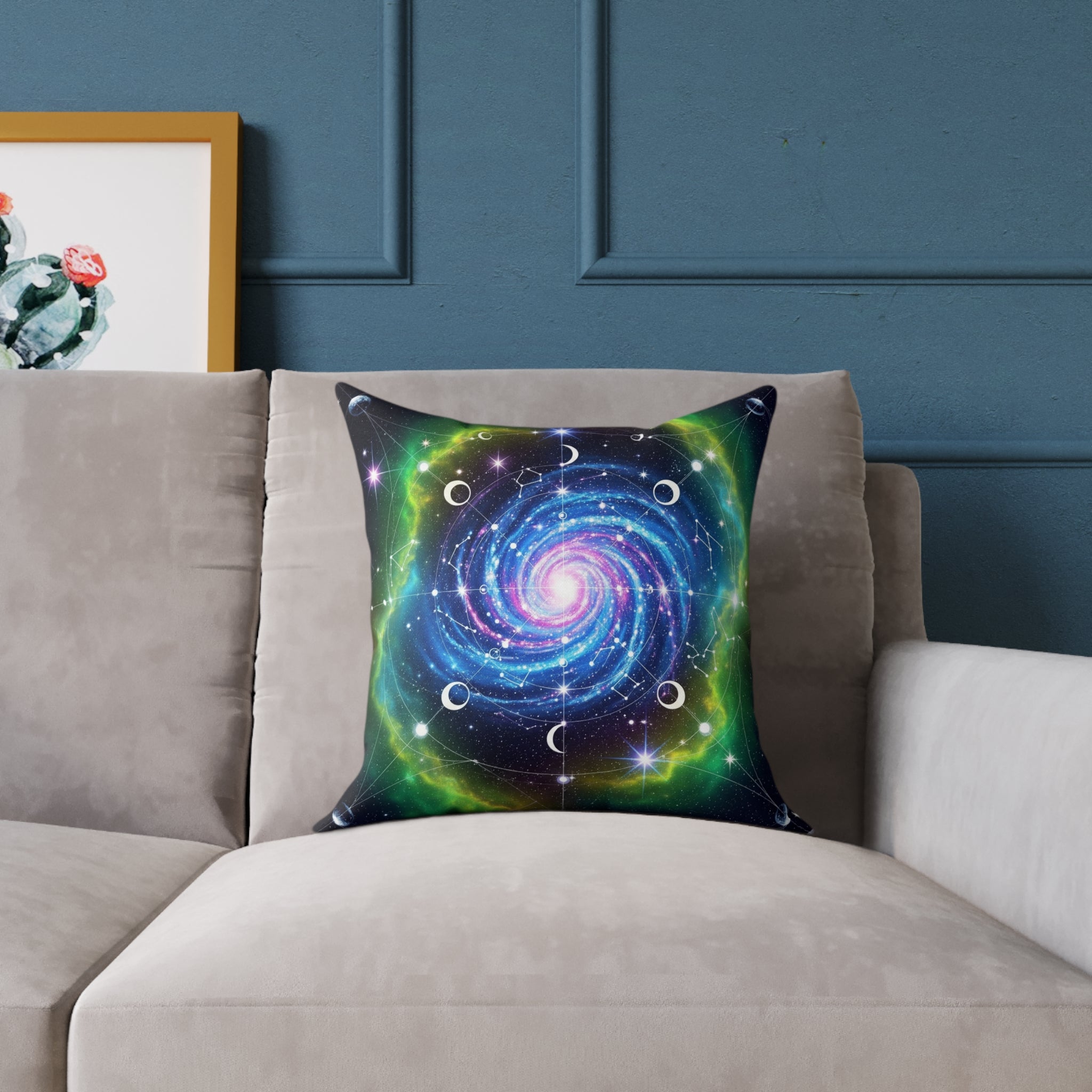 Square Poly Canvas Pillow