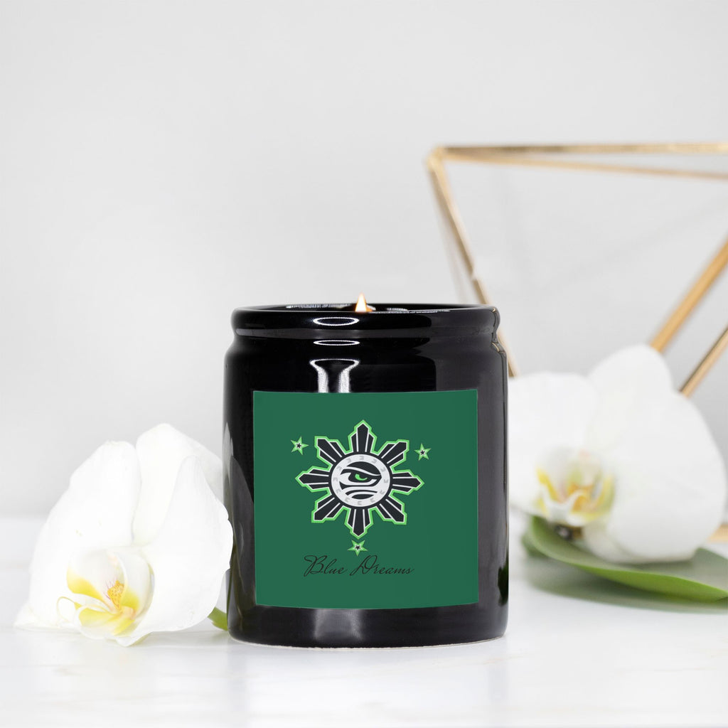 Candle Ceramic 8oz (Black)