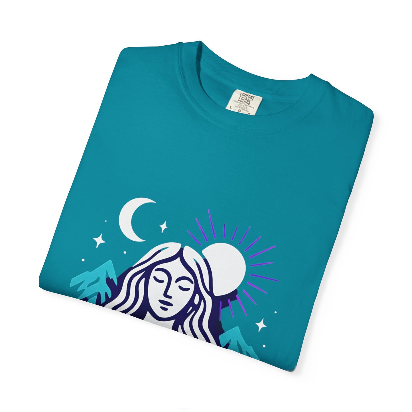 Astrology-Inspired Unisex Garment-Dyed T-Shirt, Celestial Graphic Tee, Retro Mountain T-Shirt, Festival Wear, Boho Vibe Shirt, Summer [...]