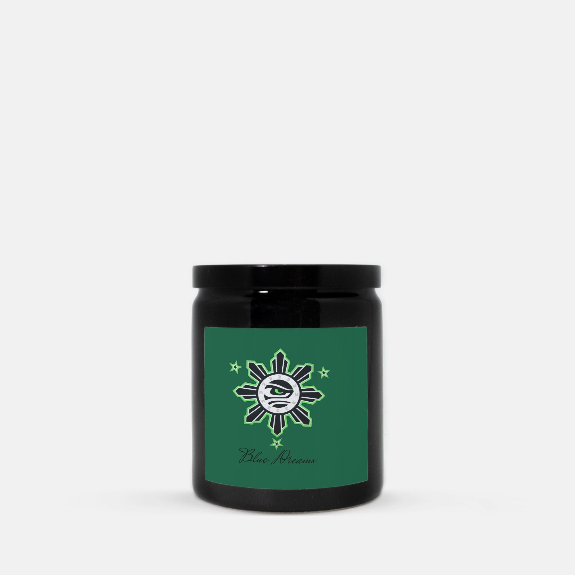 Candle Ceramic 8oz (Black)