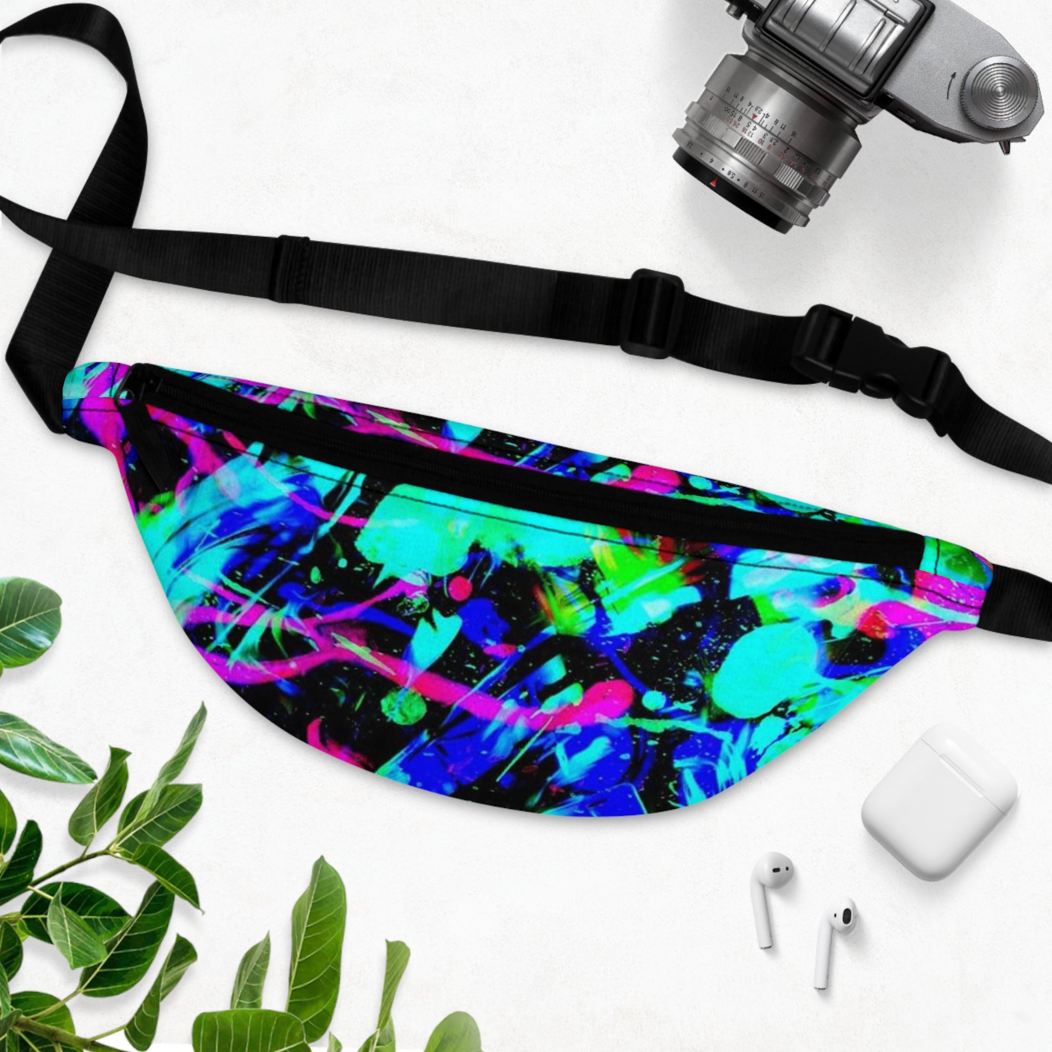 Vibrant Fanny Pack - Colorful Party Accessory, Festival Waist Bag, Travel Sling, Sporty Chic Bag, Perfect for Summer Adventures