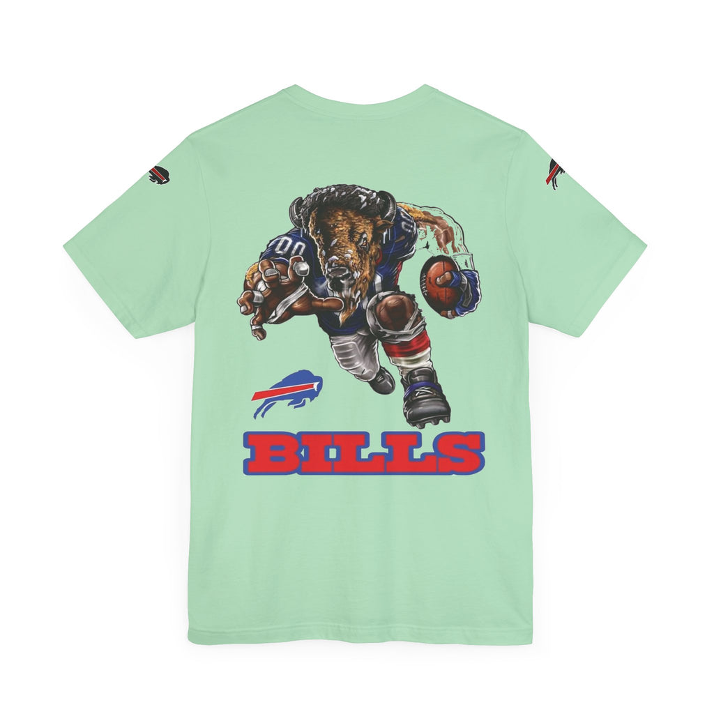 New York City & Bills Graphic Tee - Unisex Jersey Short Sleeve Shirt for Sports Fans