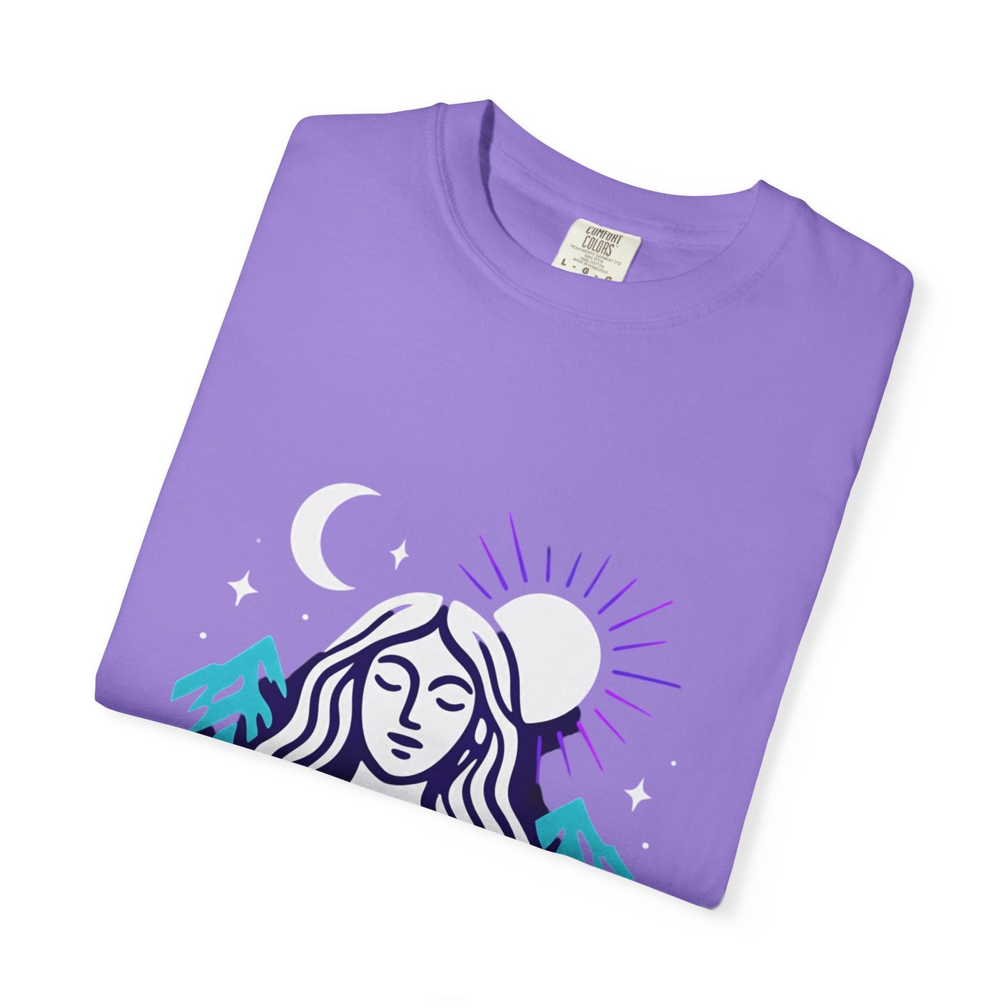 Astrology-Inspired Unisex Garment-Dyed T-Shirt, Celestial Graphic Tee, Retro Mountain T-Shirt, Festival Wear, Boho Vibe Shirt, Summer [...]